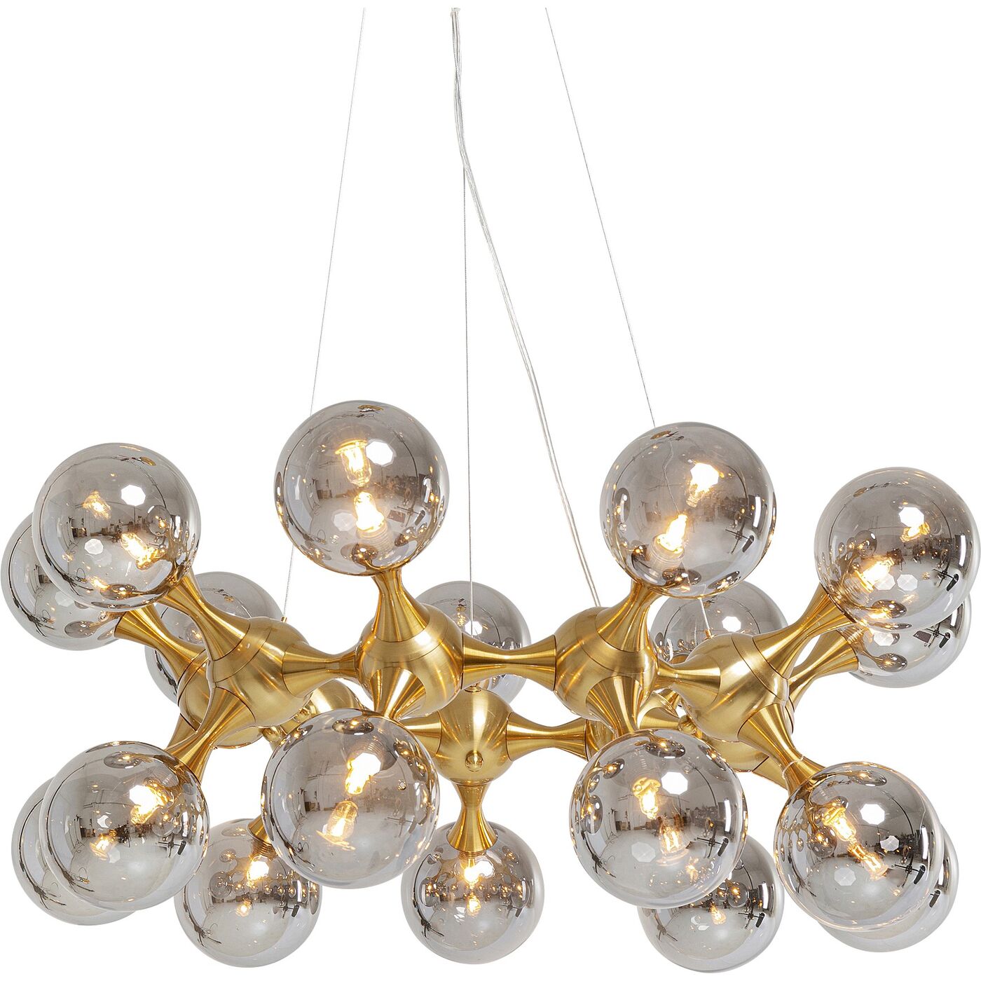 Светильник подвесной Atomic Balls Brass Ø74 см