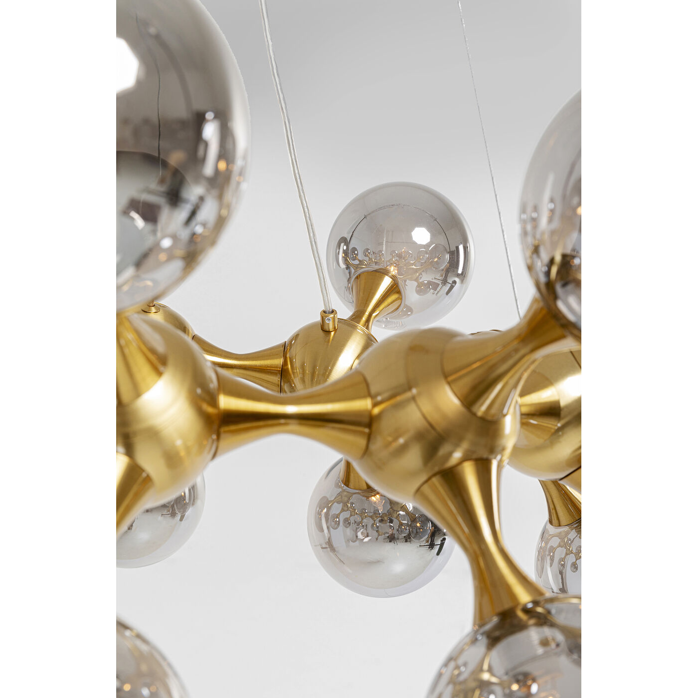 Светильник подвесной Atomic Balls Brass Ø74 см