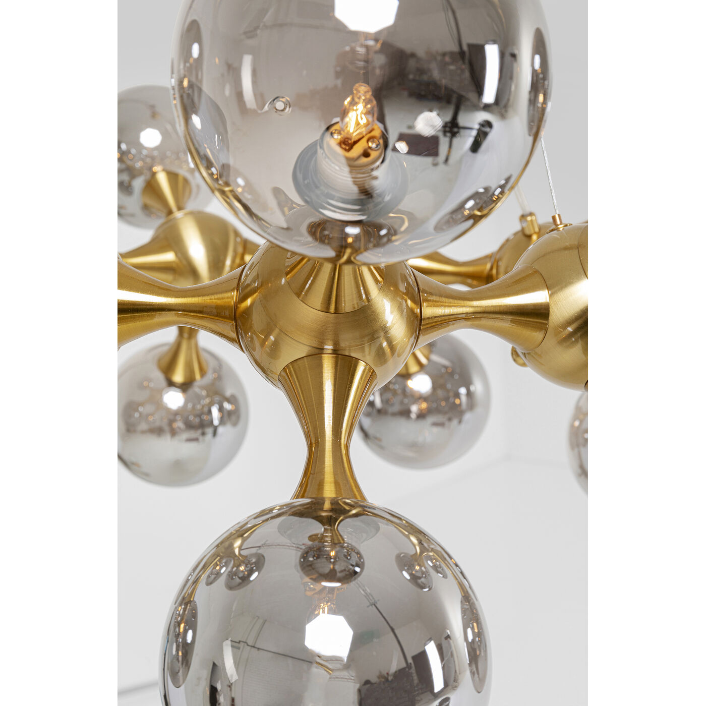 Светильник подвесной Atomic Balls Brass Ø74 см