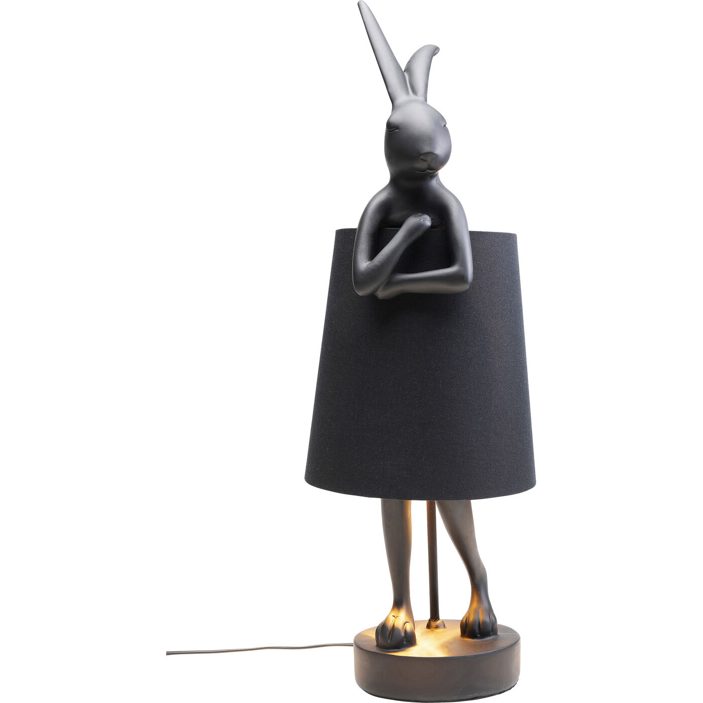 Светильник настольный Animal Rabbit Matt Black 68 см