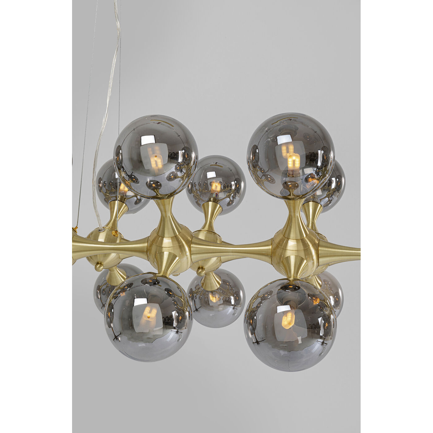 Светильник подвесной Atomic Balls Brass 140 см