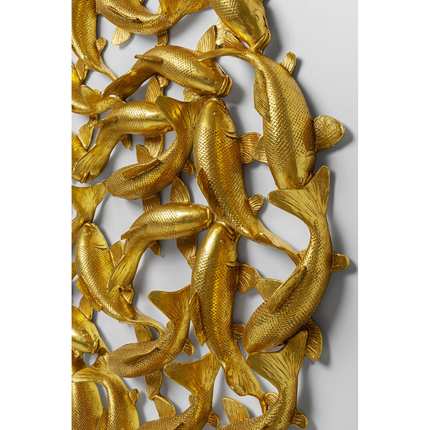 Объект настенный School of Koi Gold Ø160 см