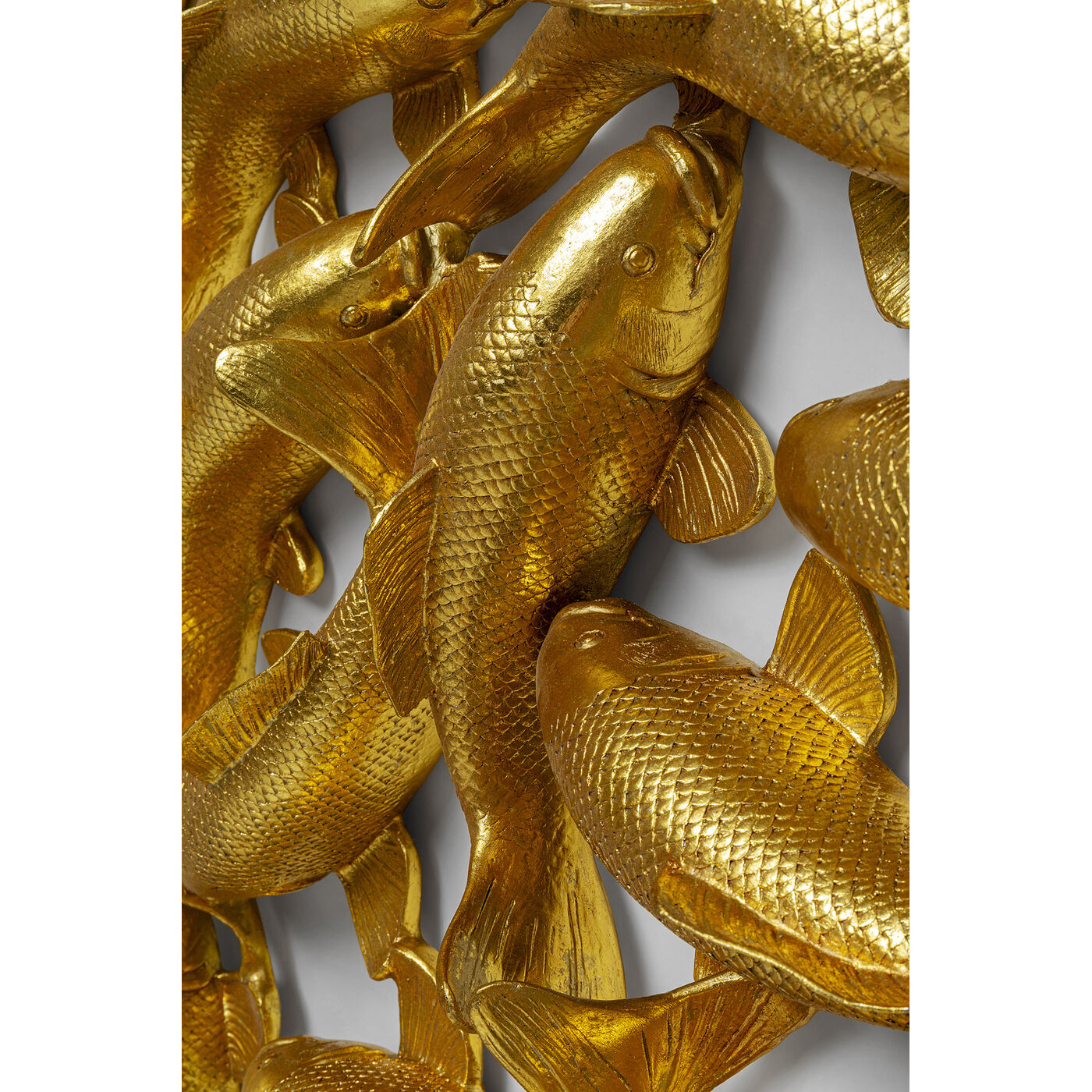 Объект настенный School of Koi Gold Ø160 см