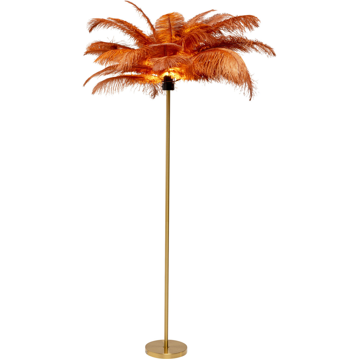 Светильник напольный Feather Palm Brown 165 см