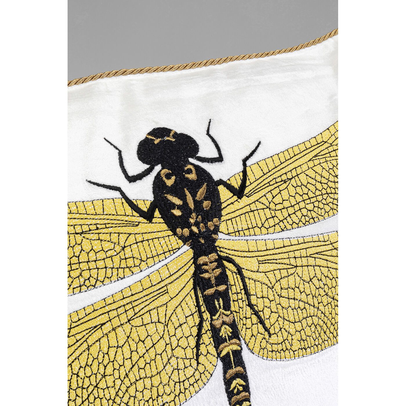 Подушка Glitter Dragonfly White 40x40 см
