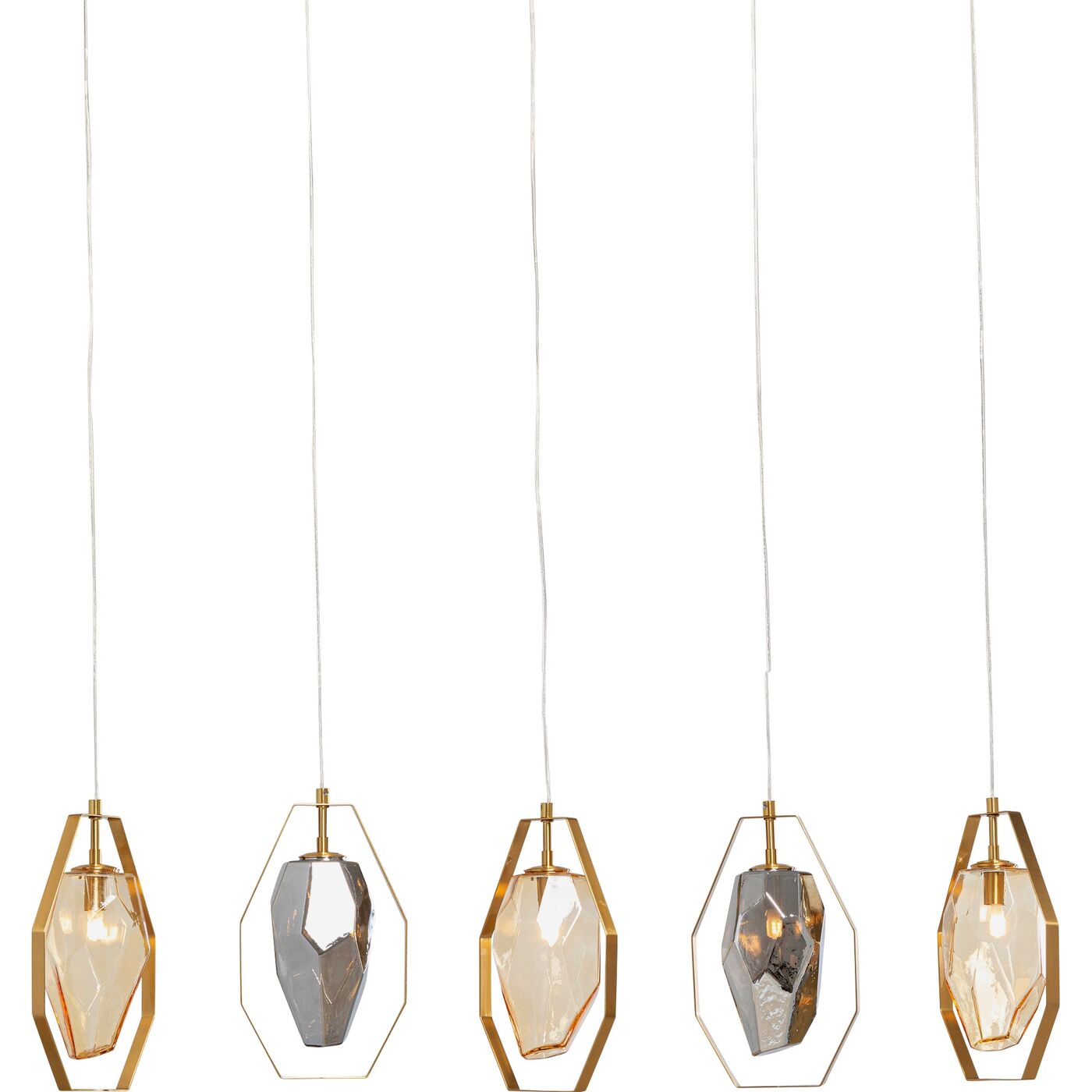 Светильник подвесной Diamond Fever Dining Brass 110 см
