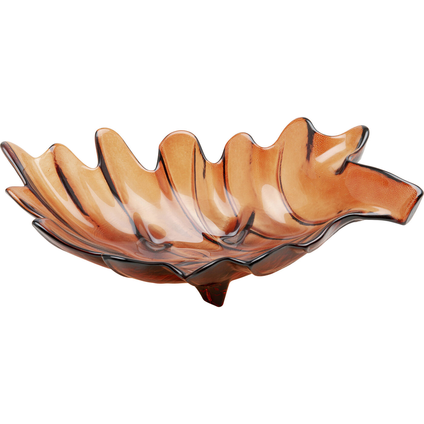 Миска декоративная Leaf Red 11 см