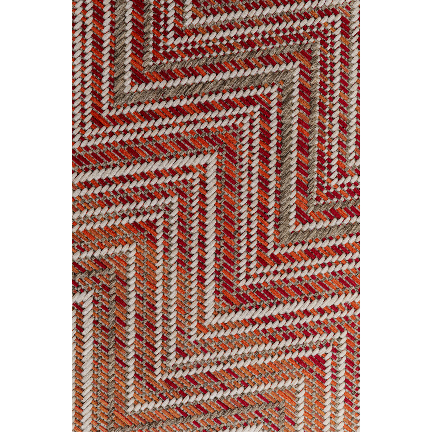 Ковер уличный Zigzag Red 230x330 см