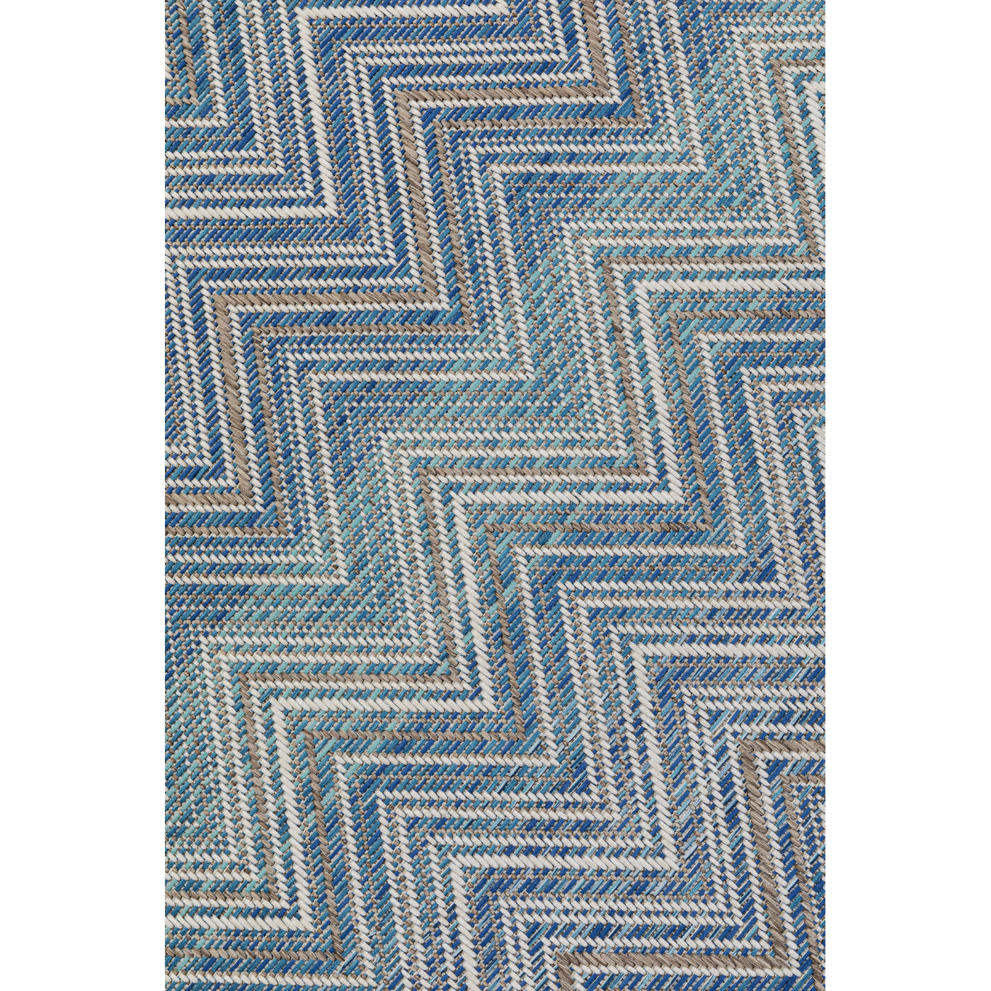 Ковер уличный Zigzag Blue 230x330 см