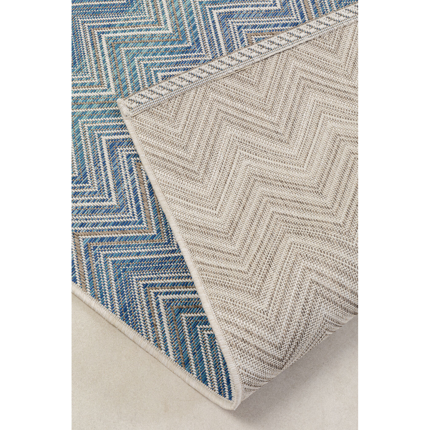 Ковер уличный Zigzag Blue 230x330 см