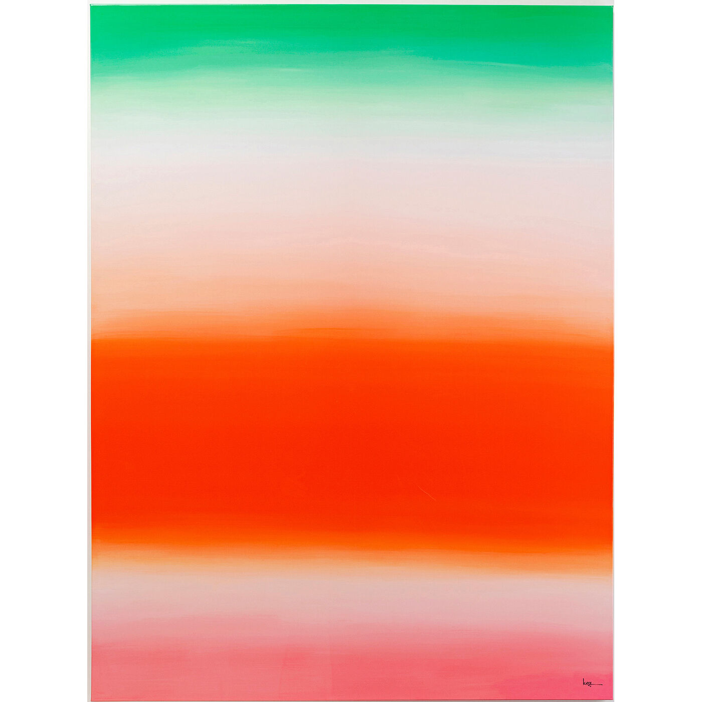 Картина на холсте Tendency Orange 160x120 см