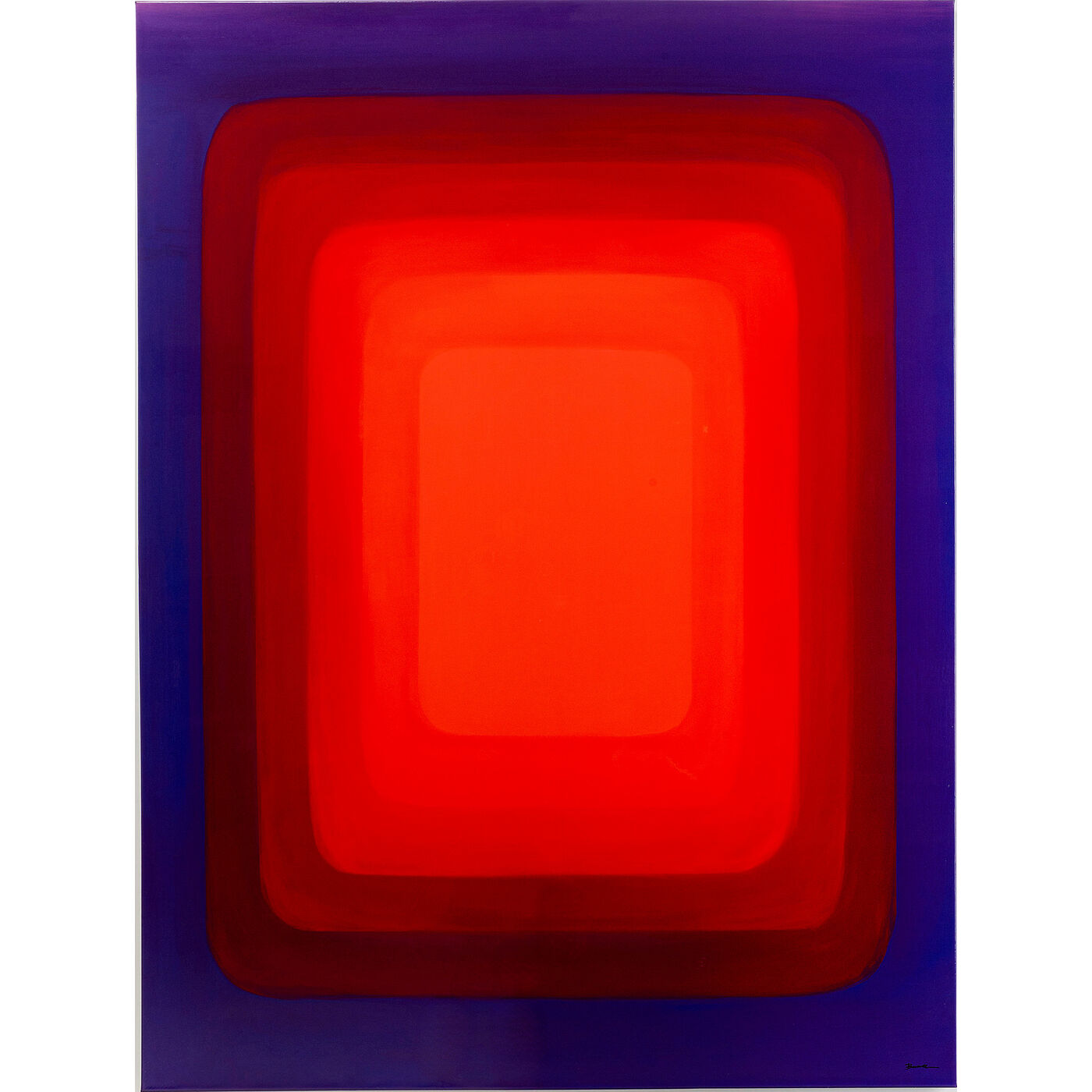 Картина на холсте Tendency Red 120x160 см