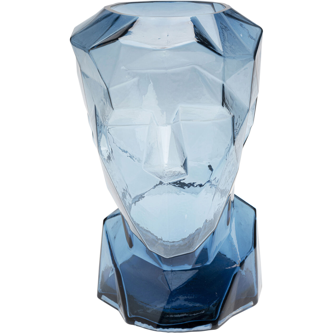 Ваза Prisma Face Blue 30 см