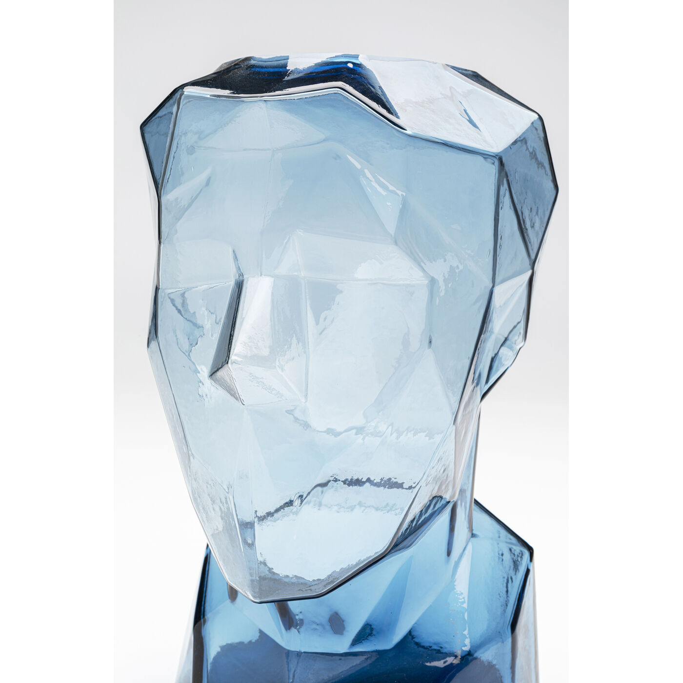 Ваза Prisma Face Blue 30 см