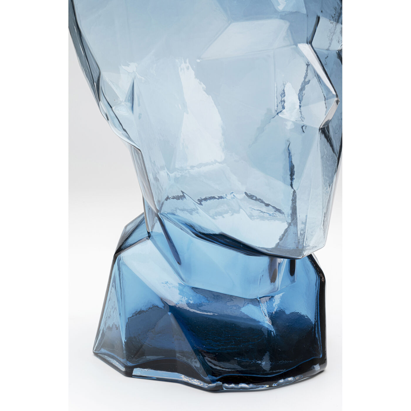 Ваза Prisma Face Blue 30 см