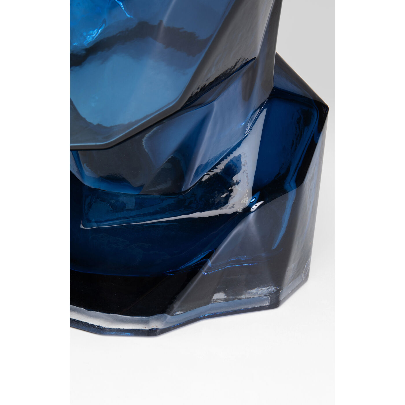 Ваза Prisma Face Blue 30 см