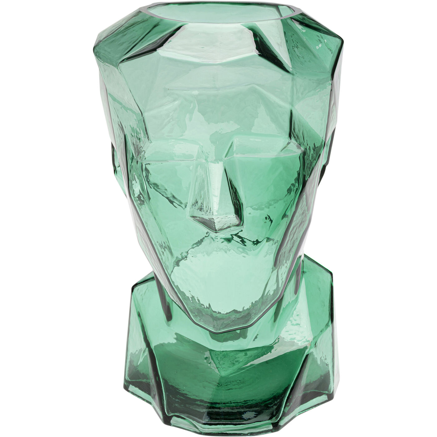 Ваза Prisma Face Green 30 см