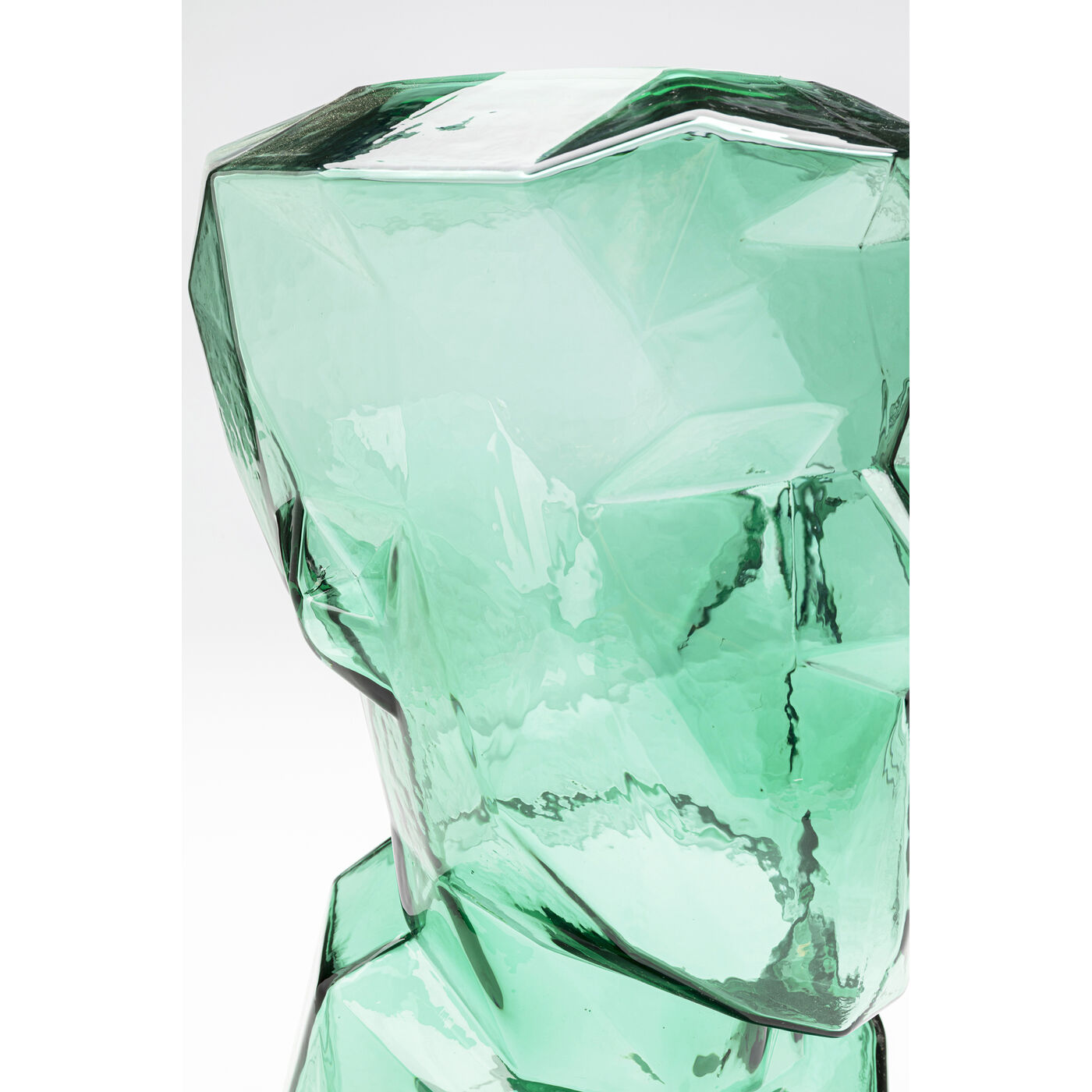 Ваза Prisma Face Green 30 см