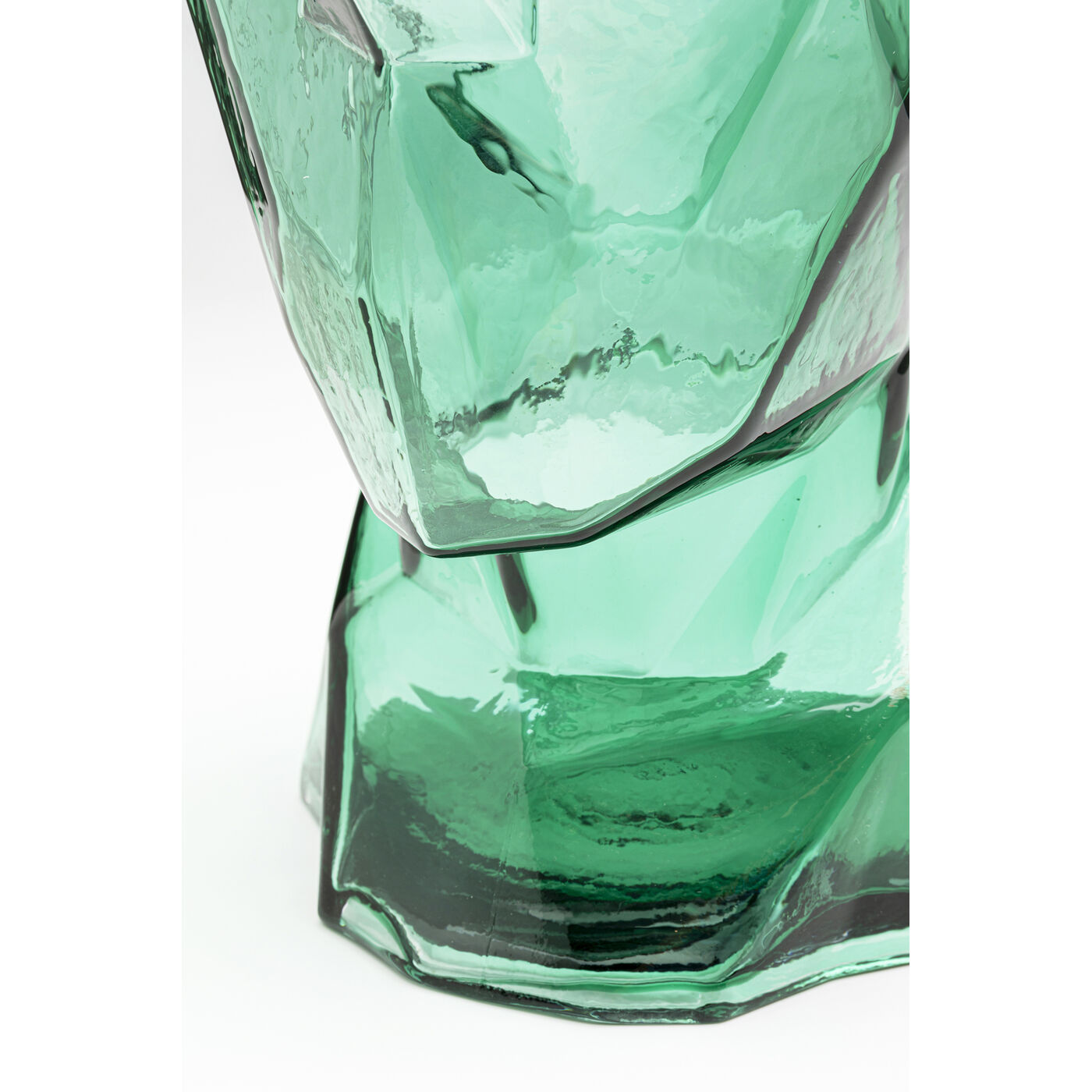 Ваза Prisma Face Green 30 см