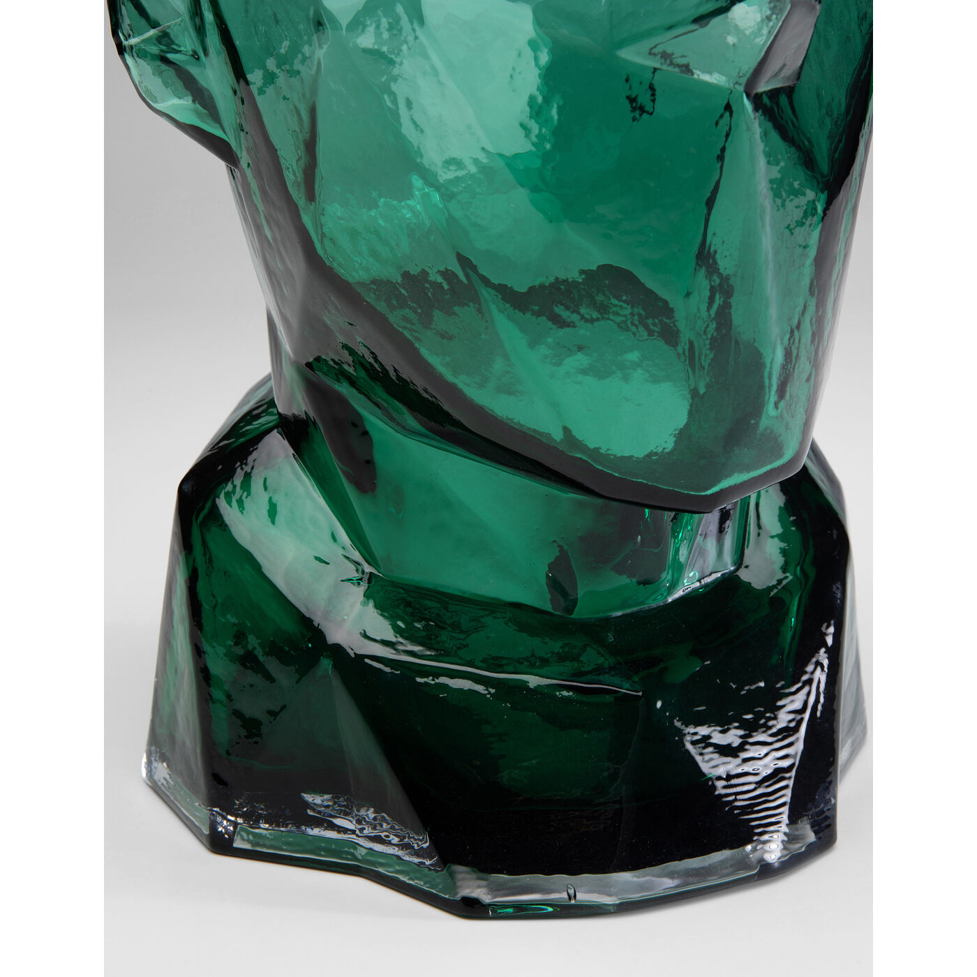 Ваза Prisma Face Green 30 см