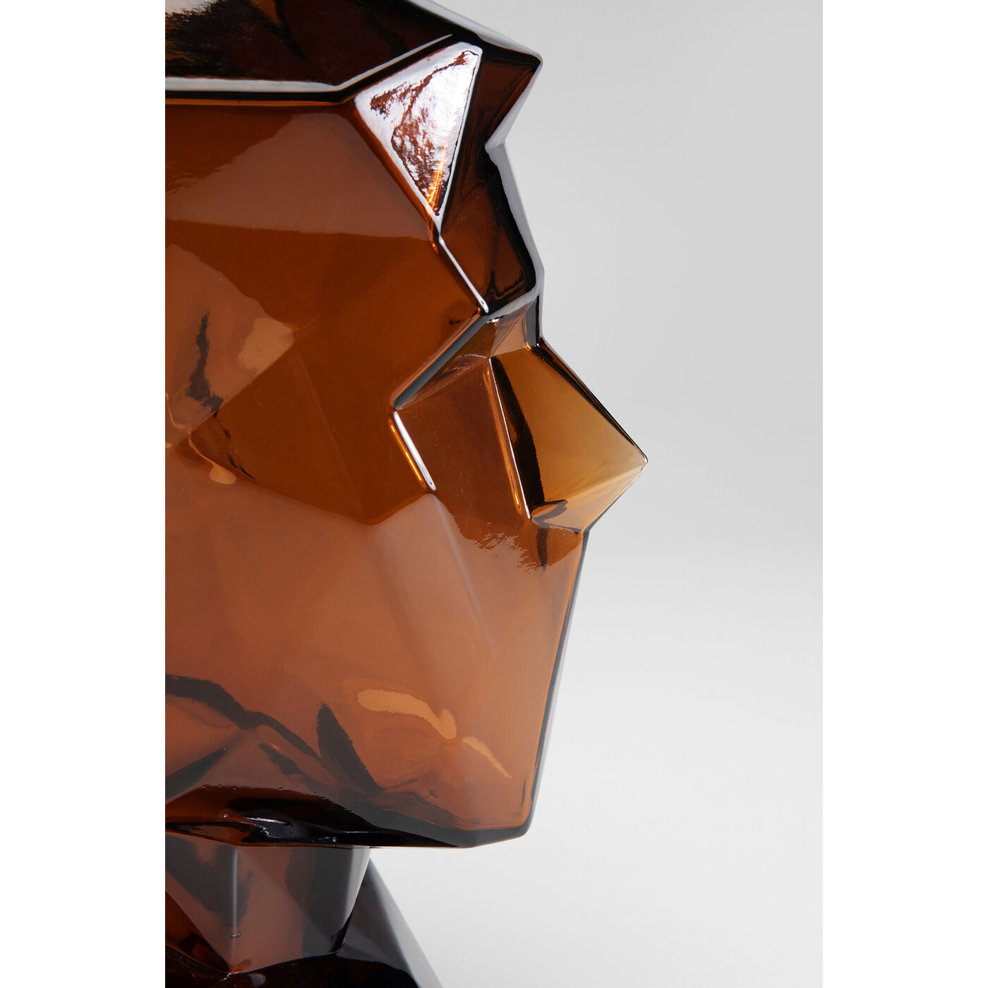 Ваза Prisma Face Brown 30 см