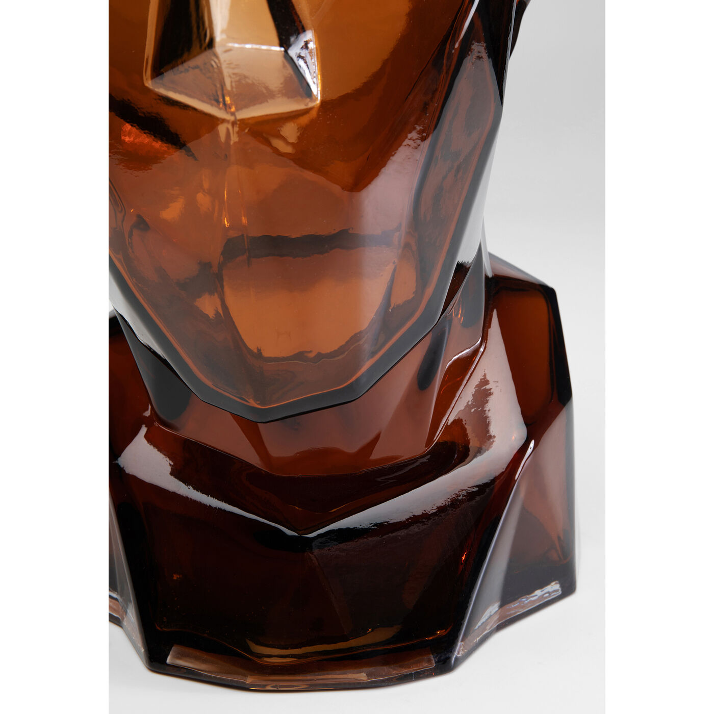 Ваза Prisma Face Brown 30 см