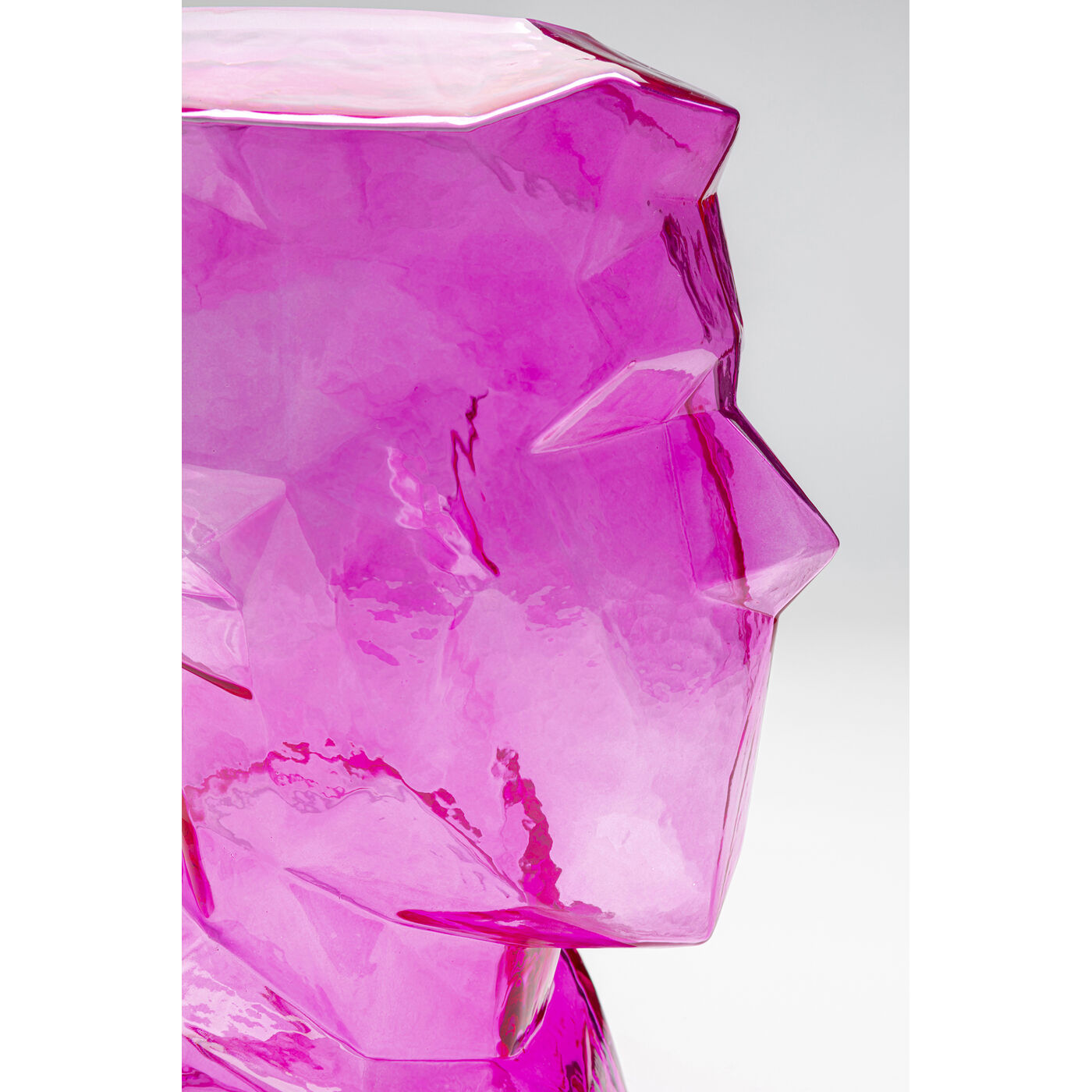 Ваза Prisma Face Pink 30 см