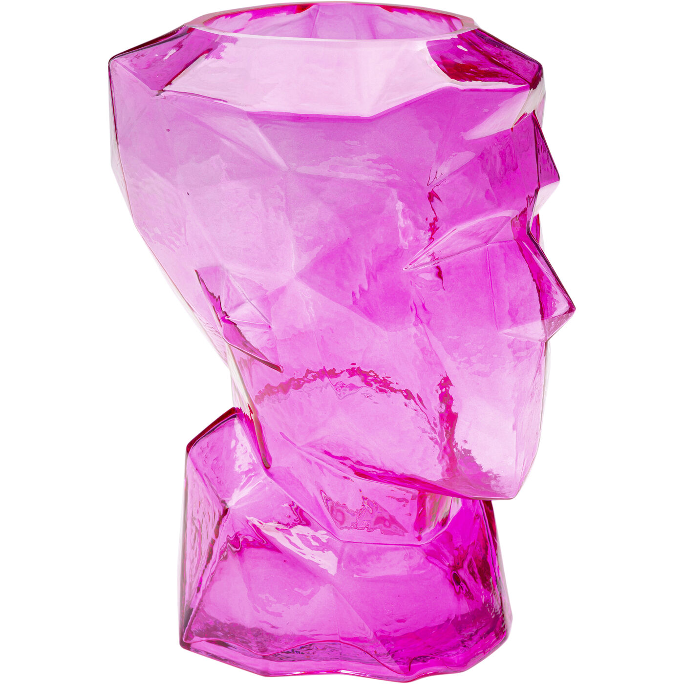 Ваза Prisma Face Pink 30 см