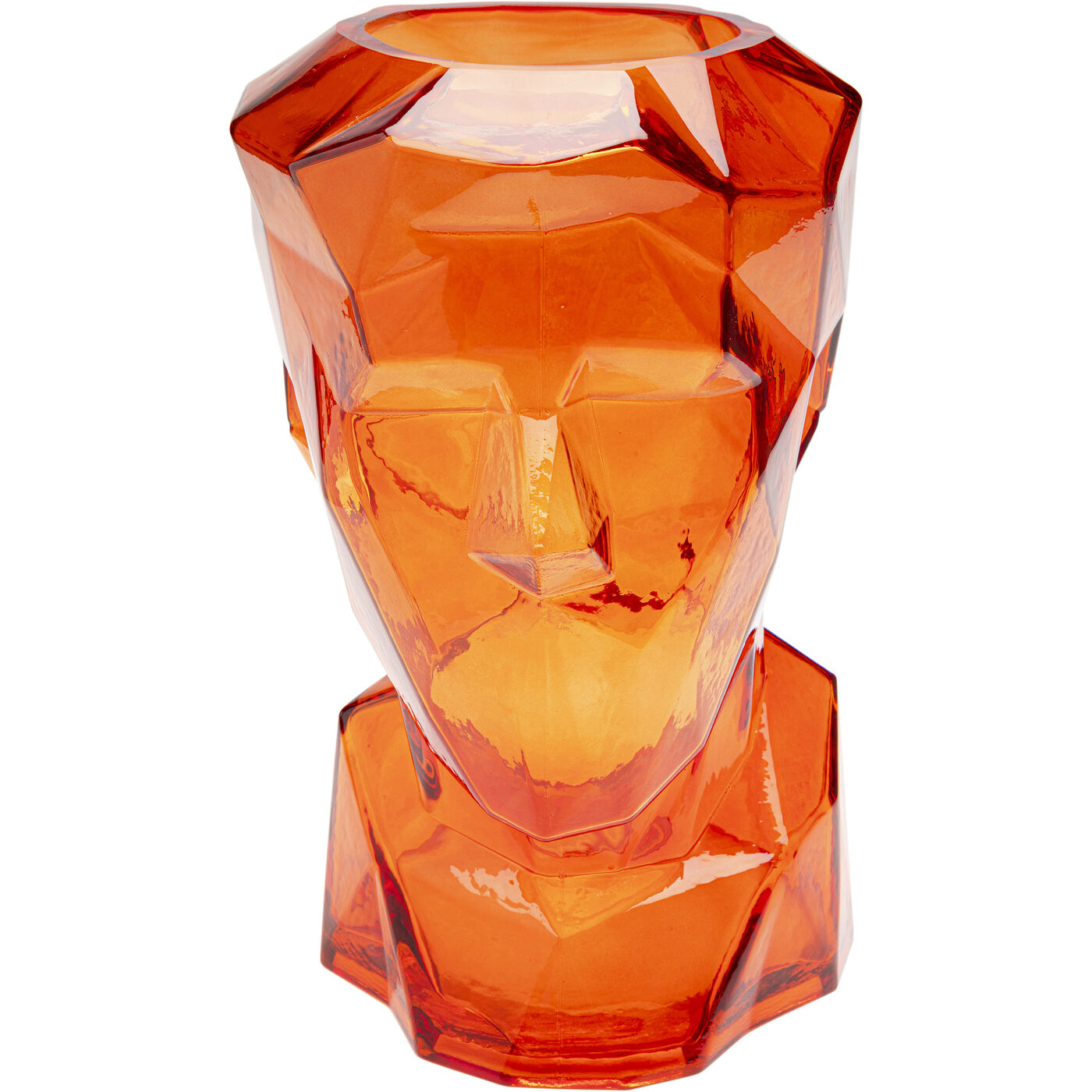 Ваза Prisma Face Orange 30 см