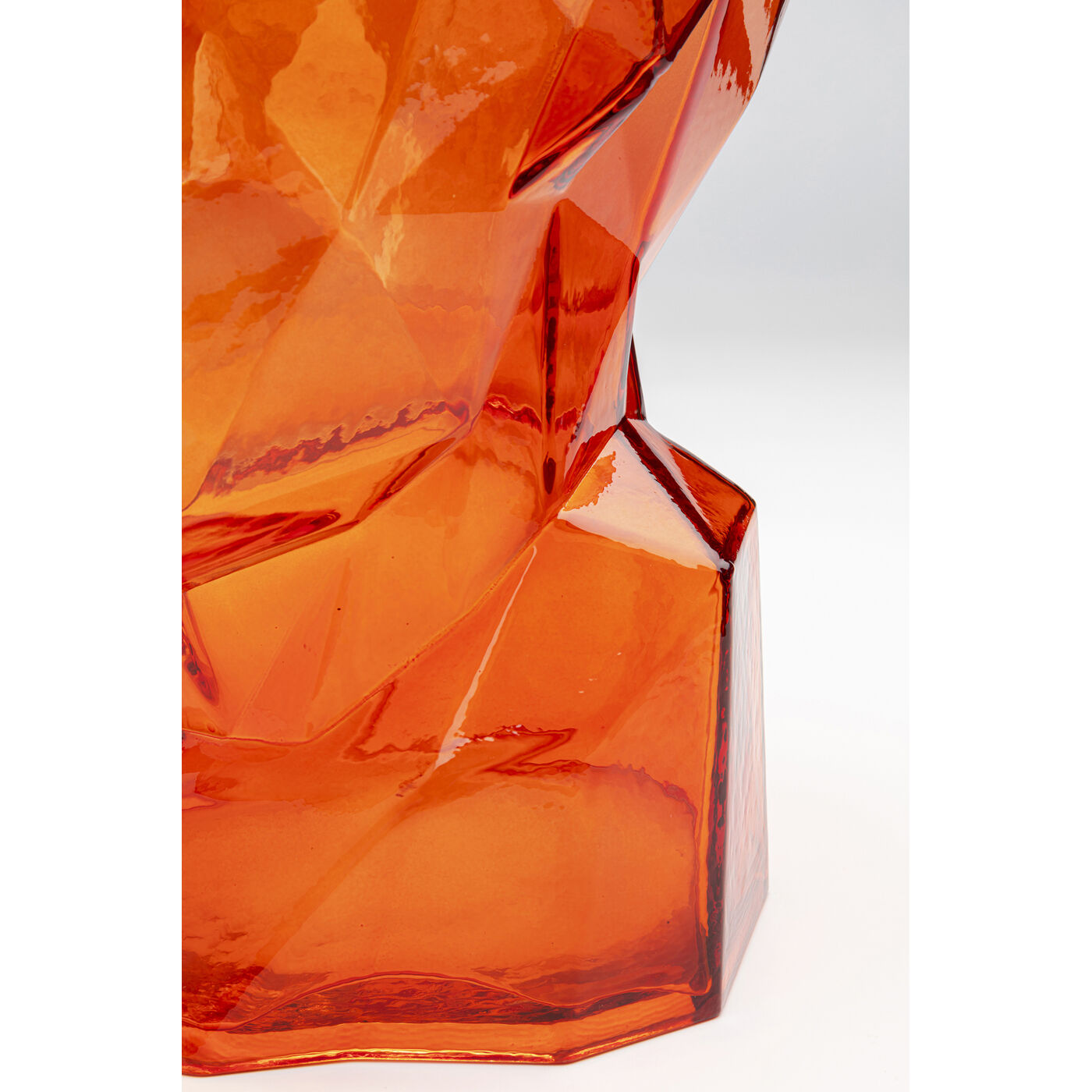 Ваза Prisma Face Orange 30 см