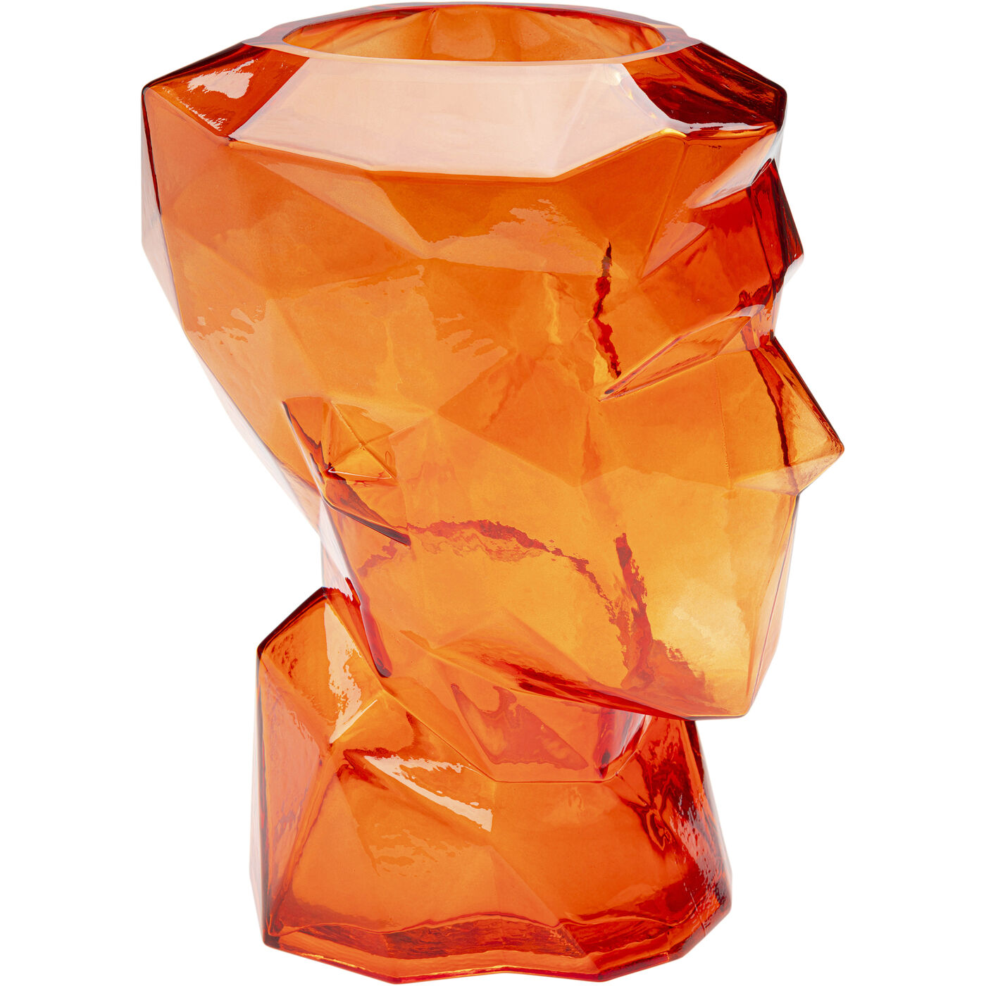 Ваза Prisma Face Orange 30 см