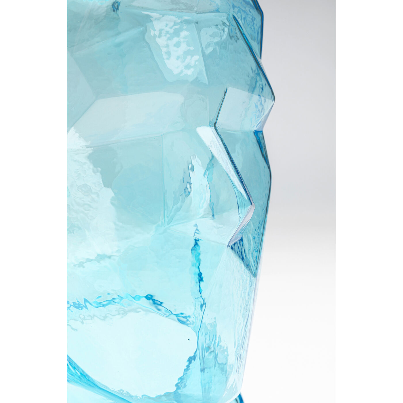 Ваза Prisma Face Light Blue 30 см