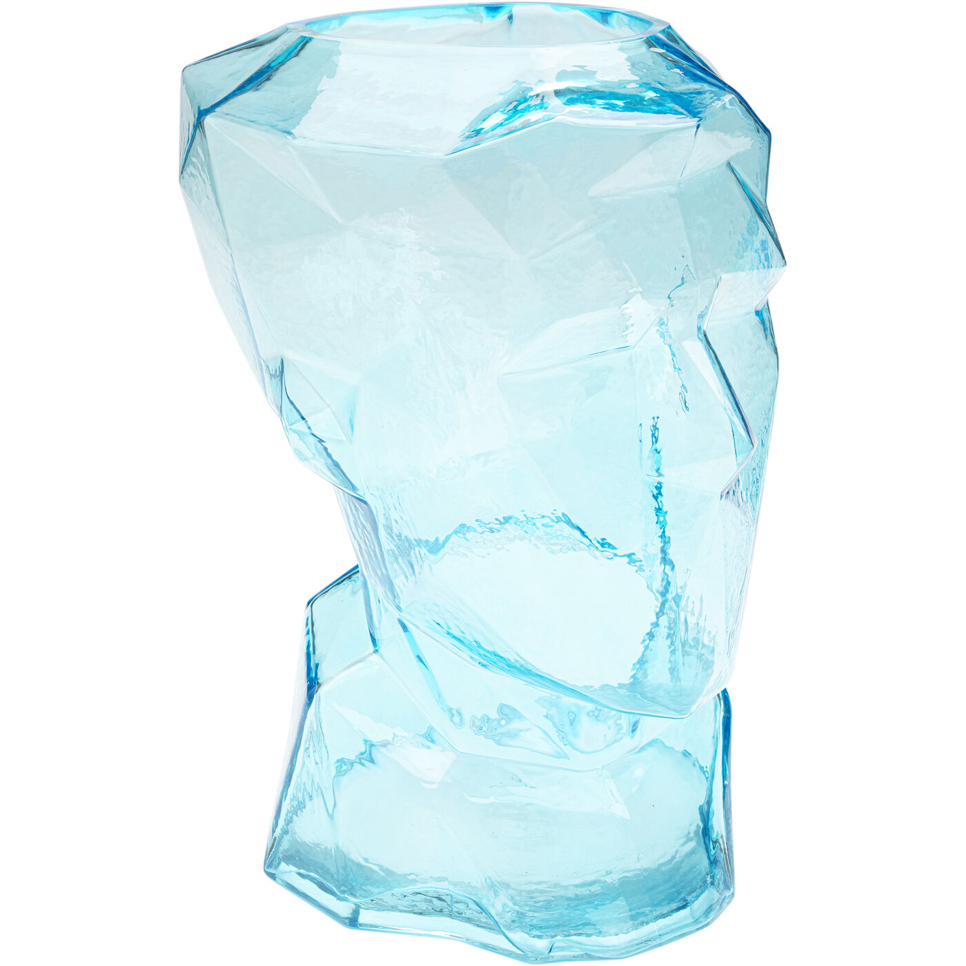 Ваза Prisma Face Light Blue 30 см