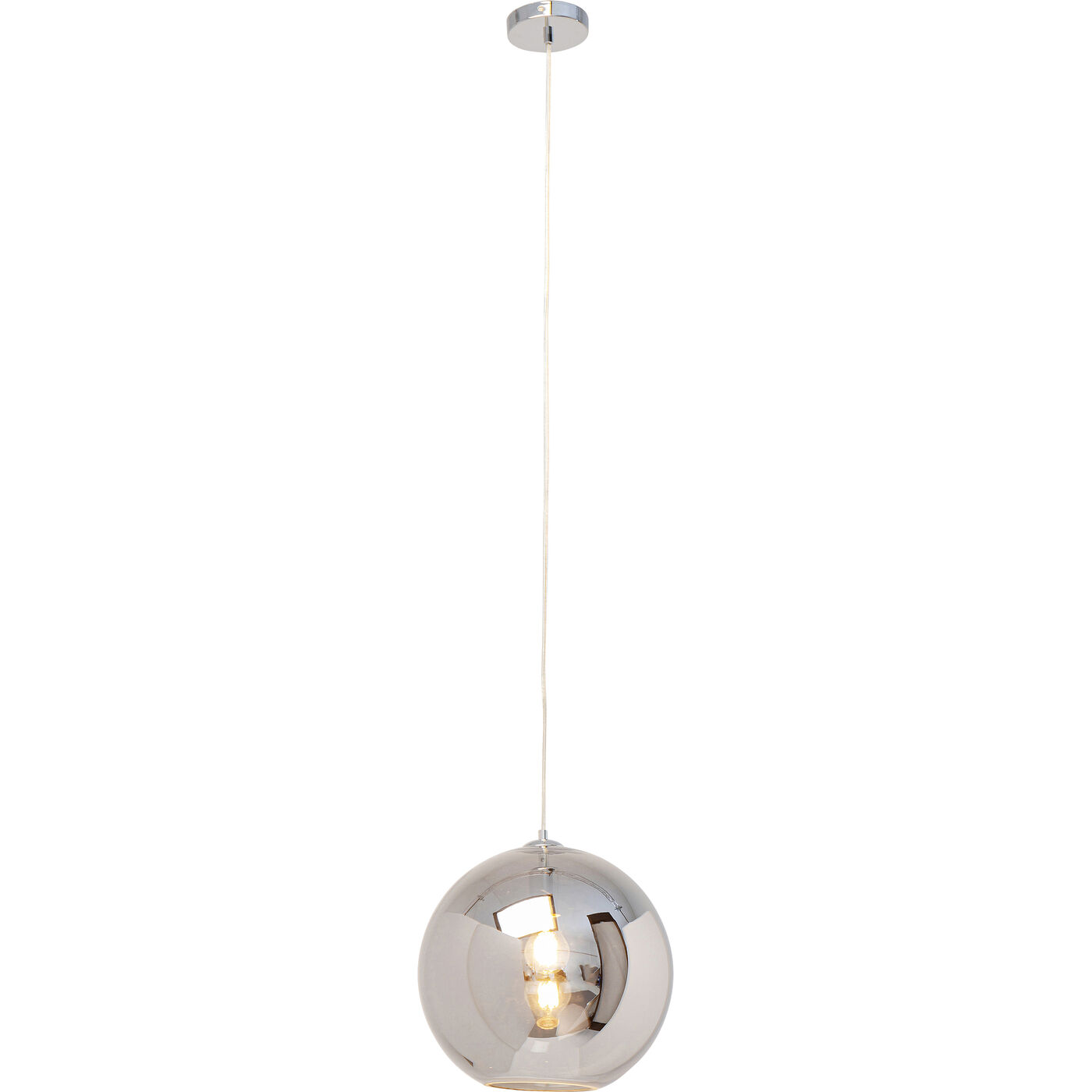 Светильник подвесной Caldaia Silver Ø35 см