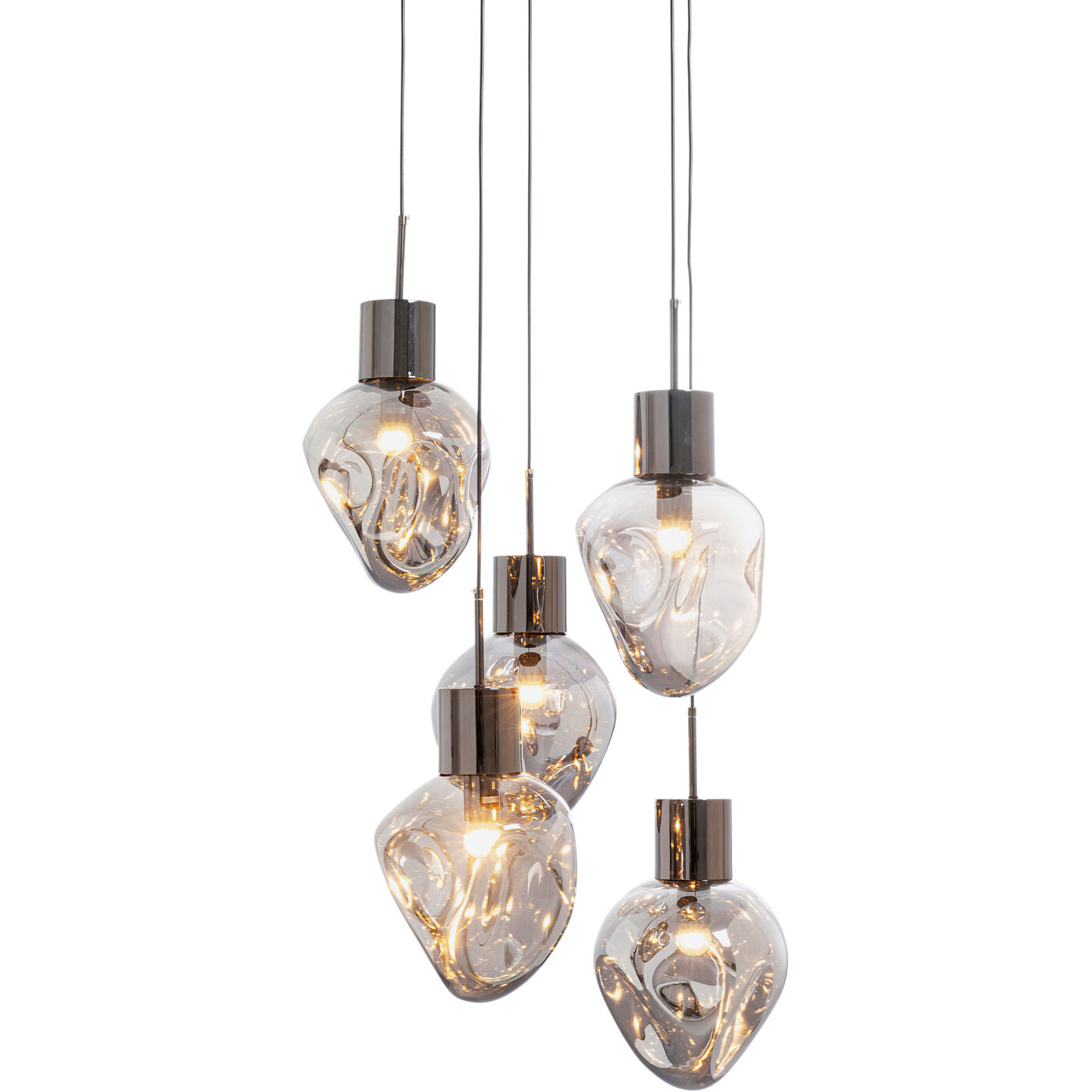 Светильник подвесной Supernova Smoky Cinque Ø50 см