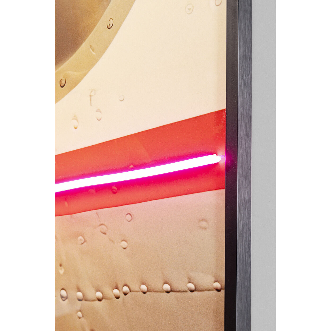 Картина в раме LED Jetset Lean Lady 120x80 см