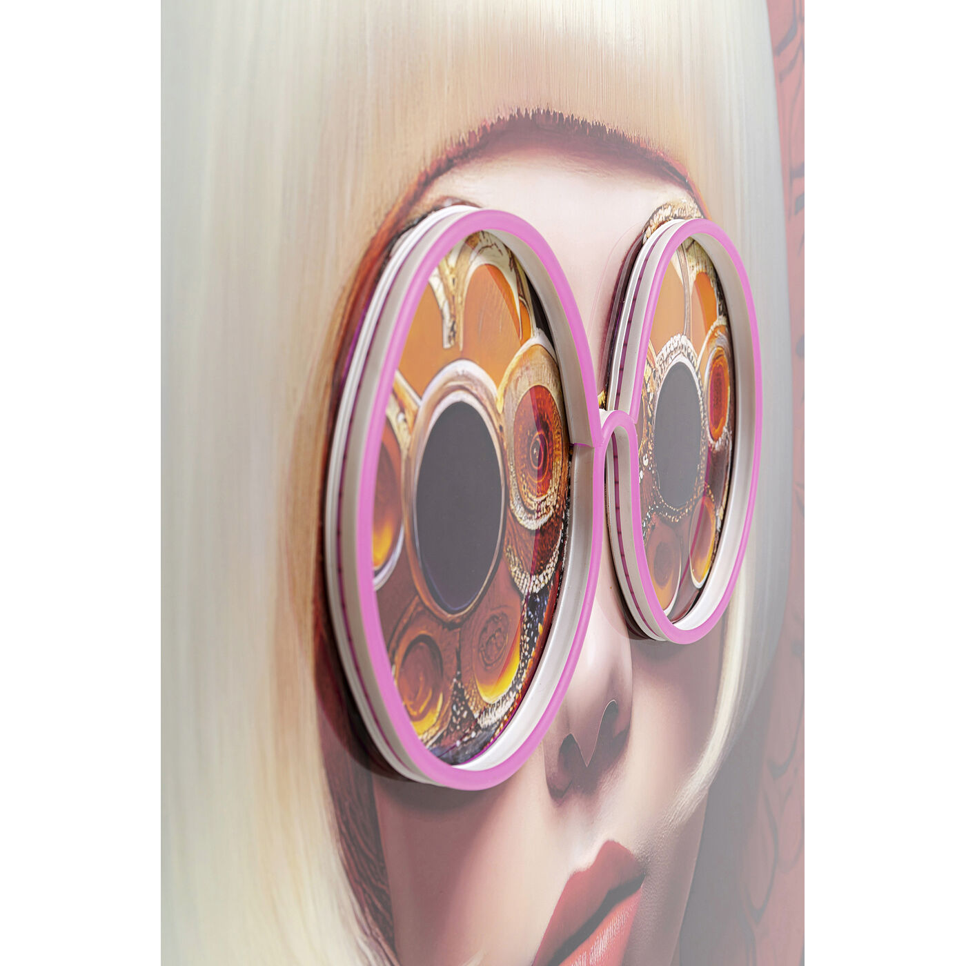 Картина в раме LED Fancy Blonde Lady 75x55cm