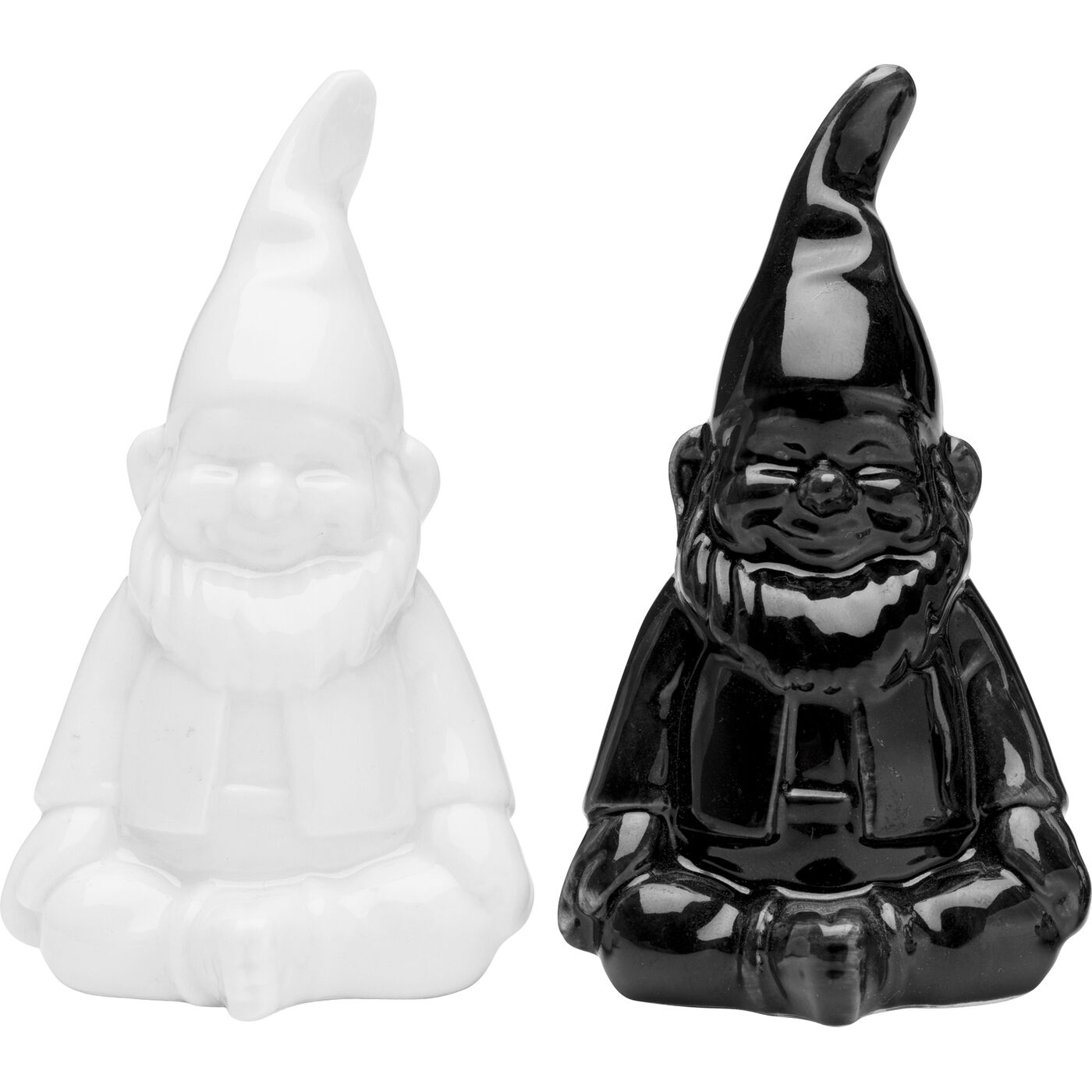 Набор для соли и перцаr Gnome Black And White (2/Set)