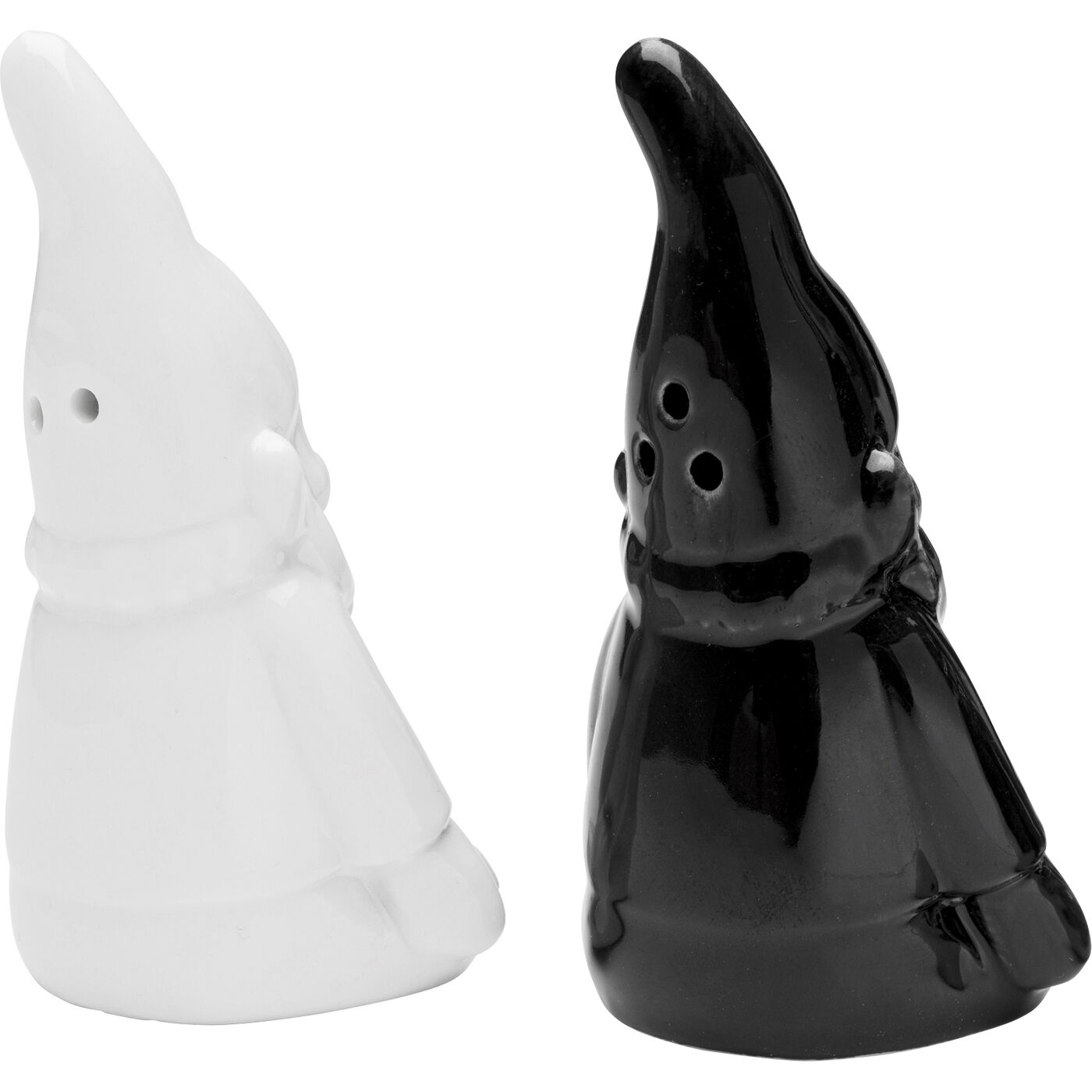 Набор для соли и перцаr Gnome Black And White (2/Set)