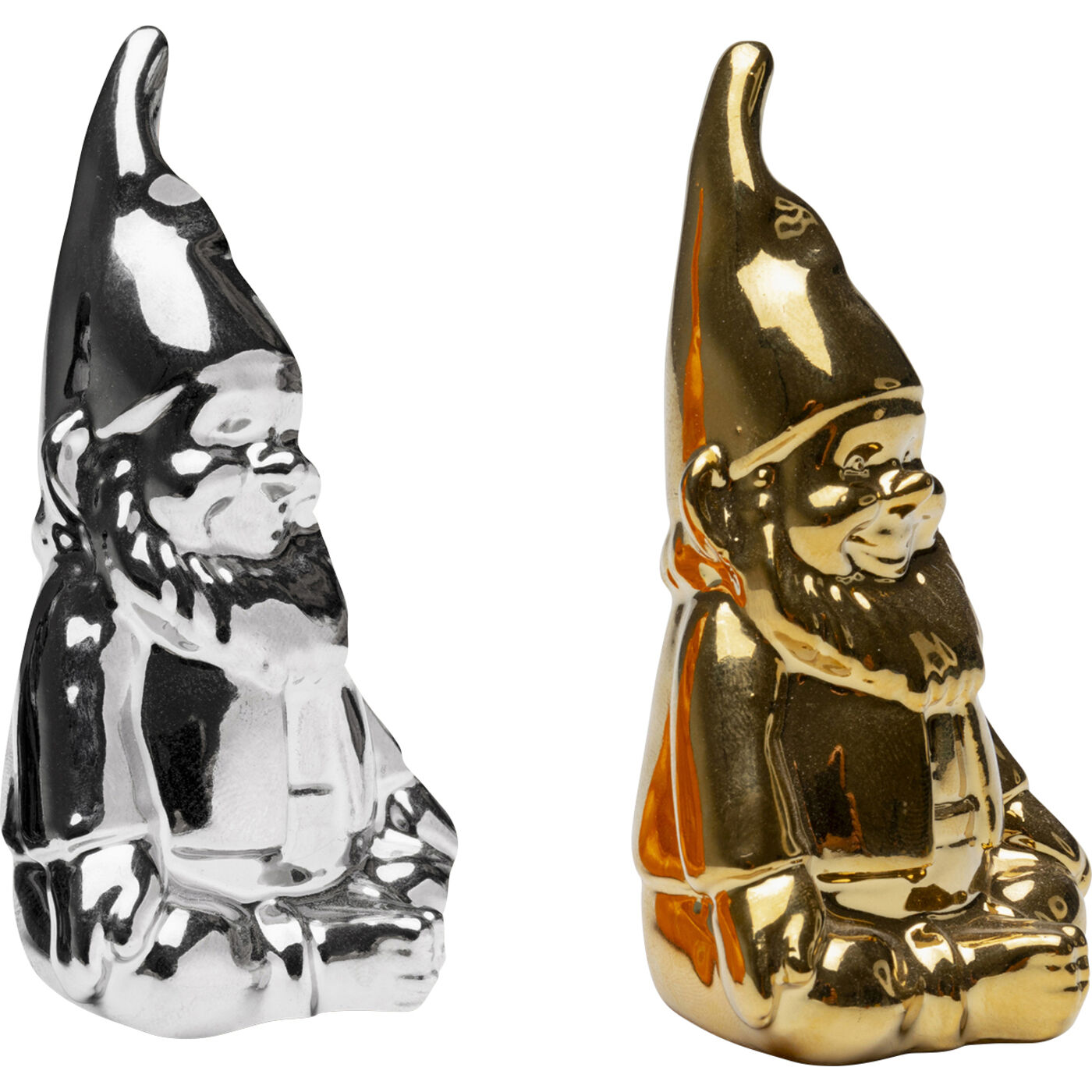 Набор для соли и перцаr Gnome Silver And Gold (2/Set)