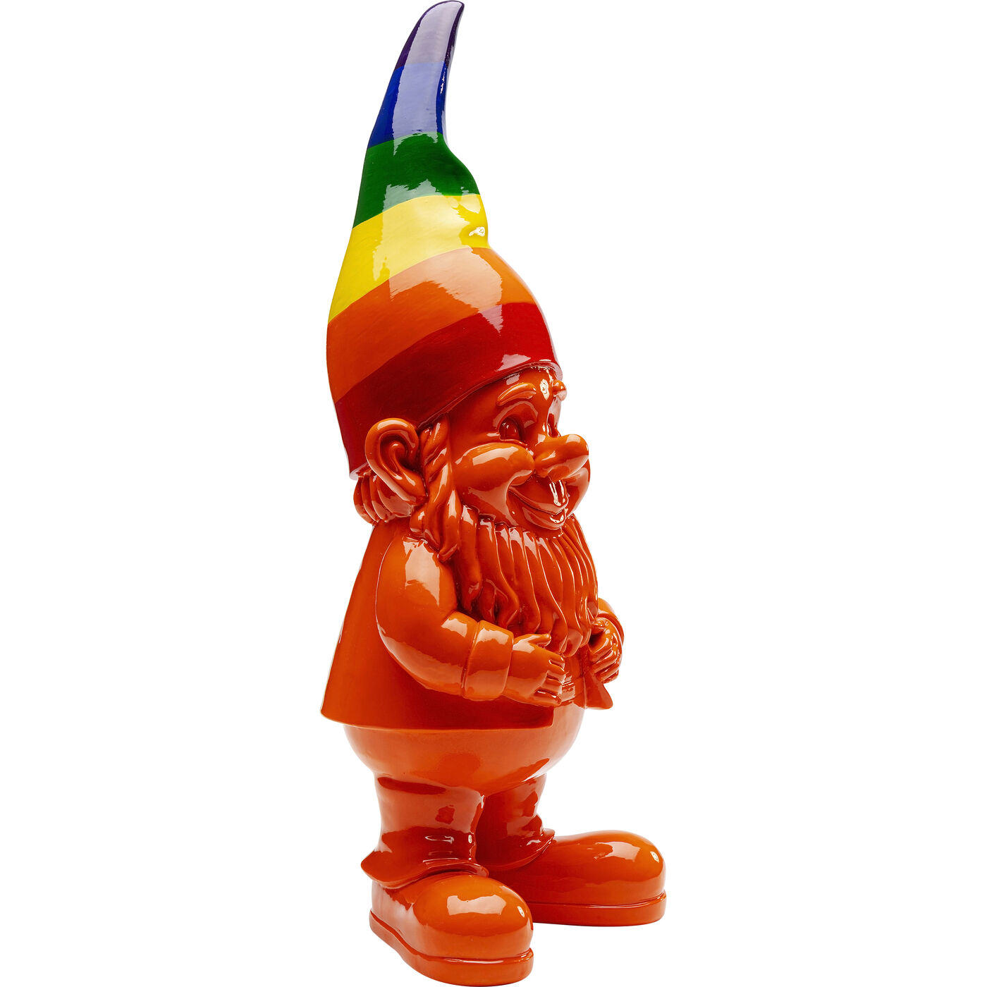Фигура декоративная Gnome Standing Rainbow Orange 46cm