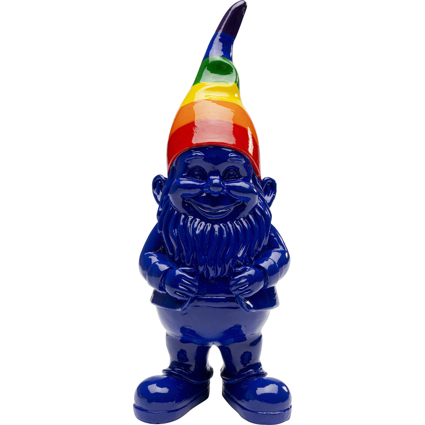 Фигура декоративная Gnome Standing Rainbow Blue 21cm