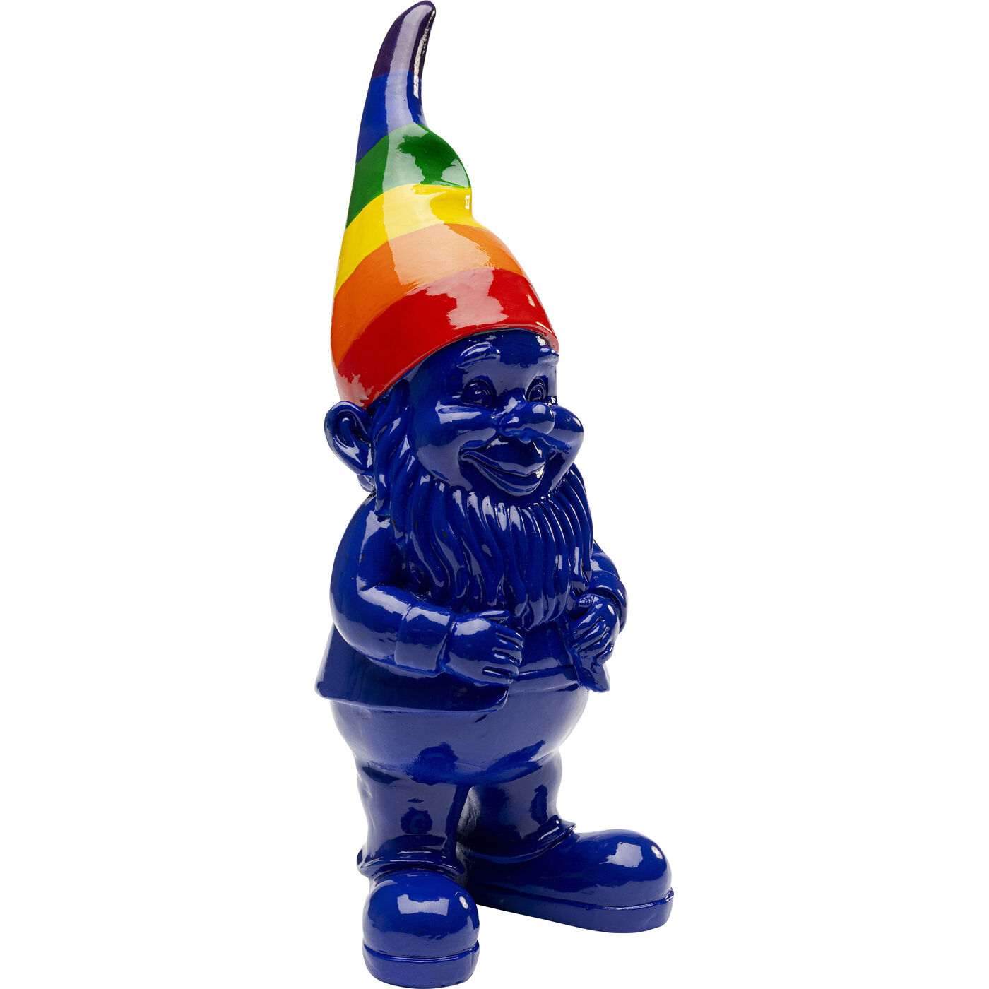 Фигура декоративная Gnome Standing Rainbow Blue 21cm