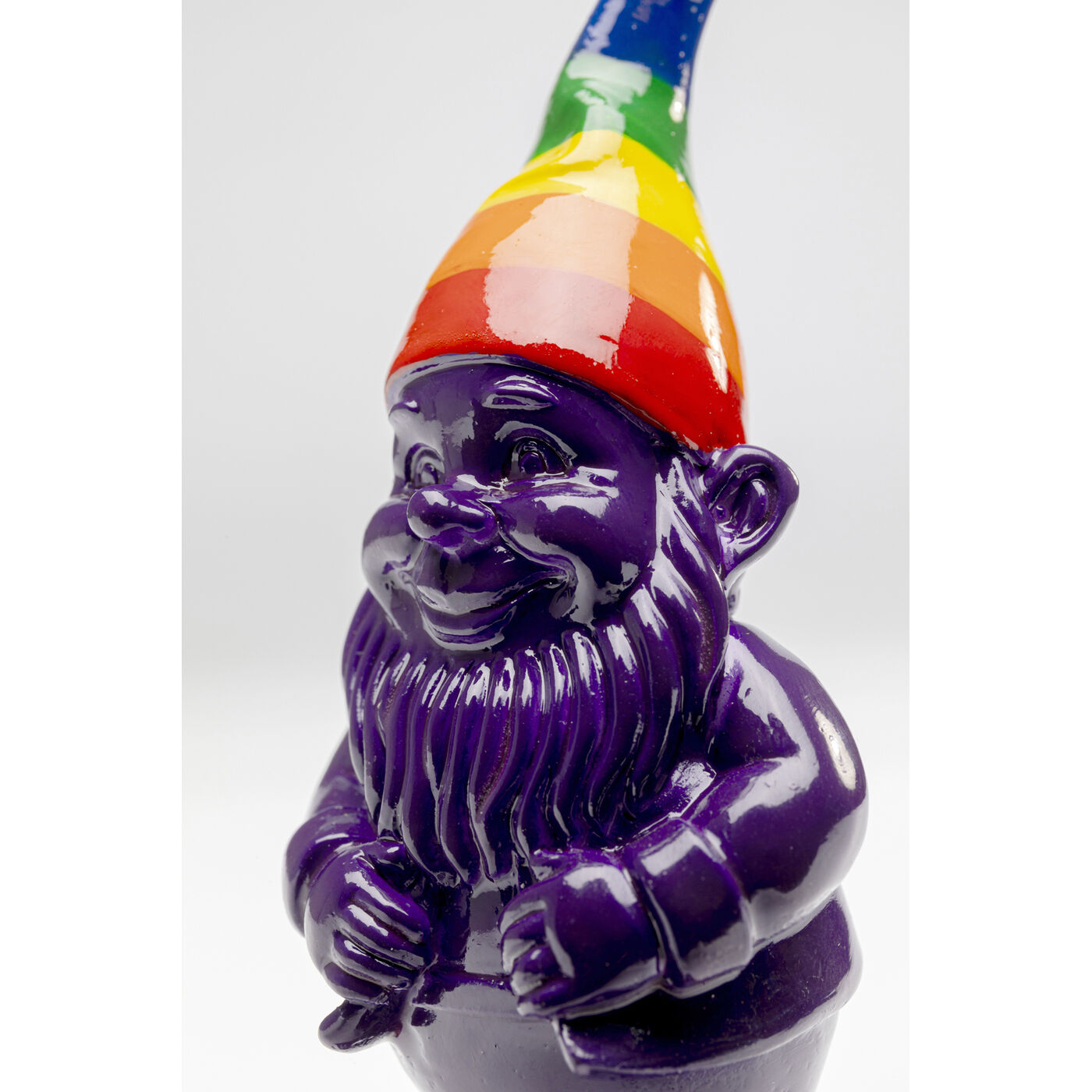 Фигура декоративная Gnome Standing Rainbow Purple 11cm