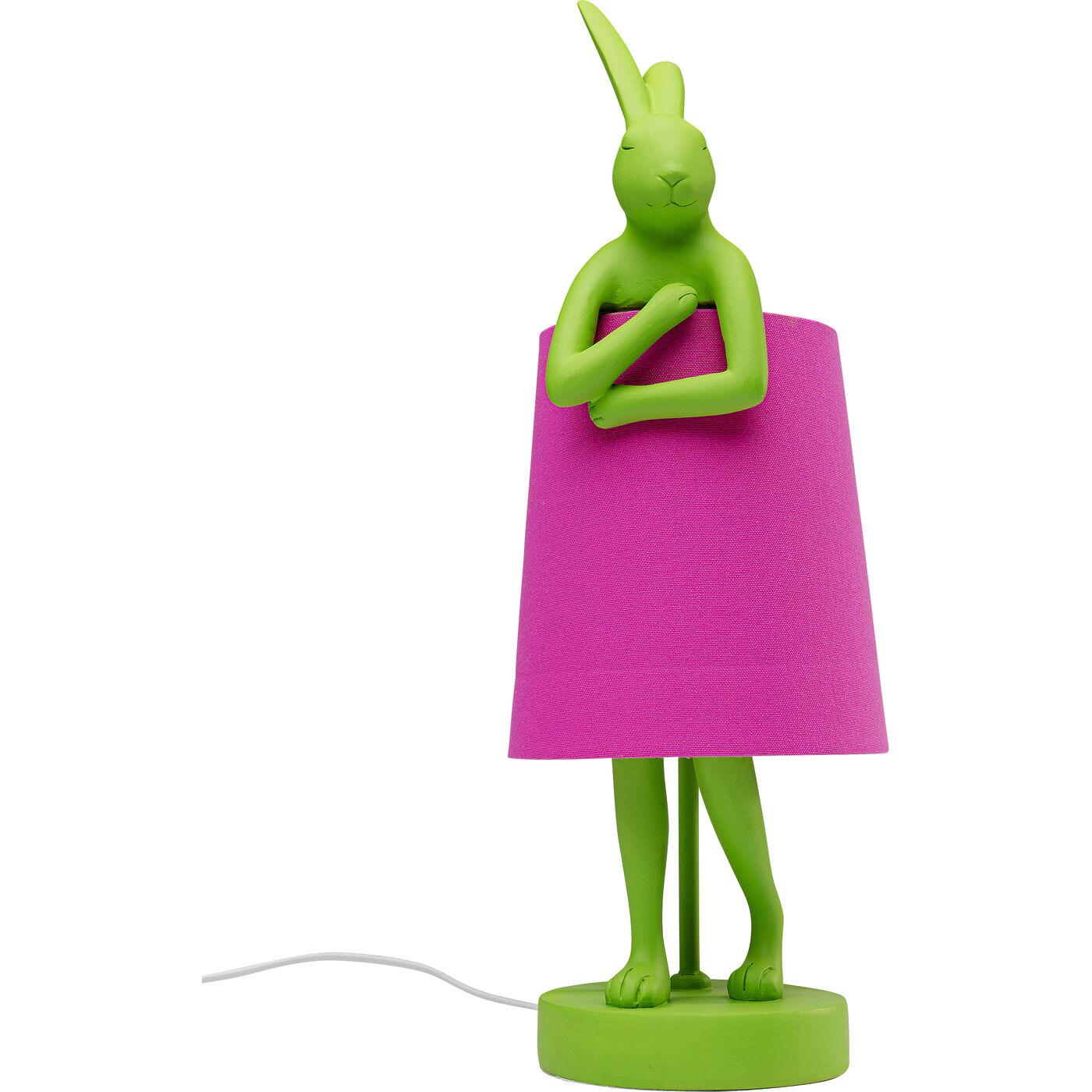 Светильник настольный Animal Rabbit Green/Pink 50cm