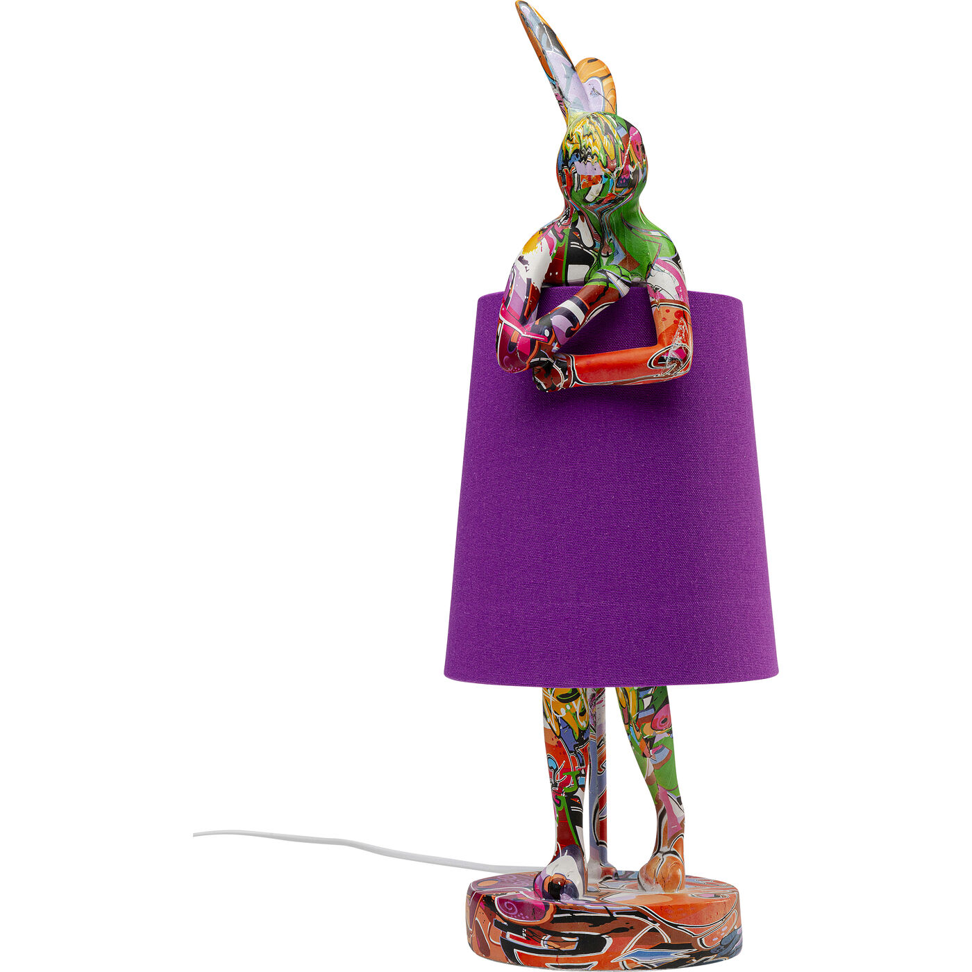 Светильник настольный Animal Rabbit Graffiti/Purple 50cm