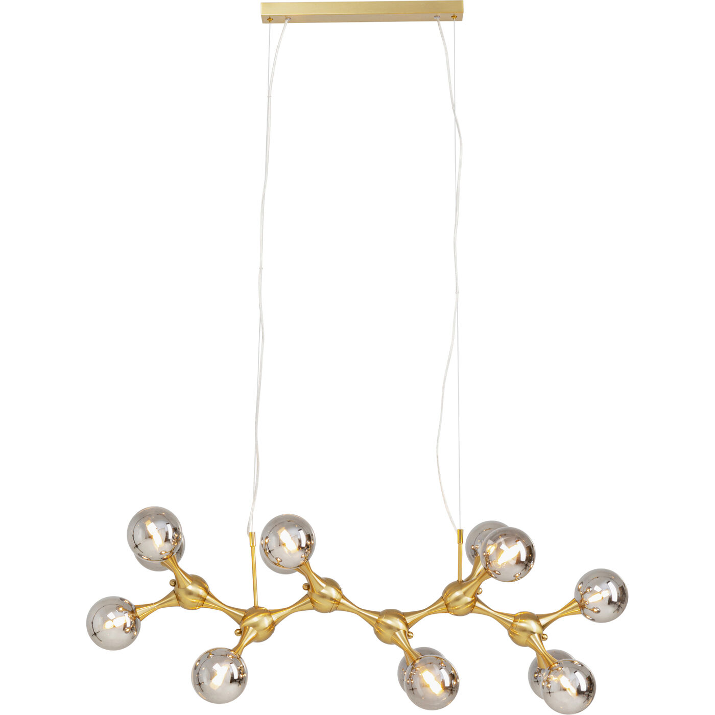 Светильник подвесной Atomic Balls Brass 190cm