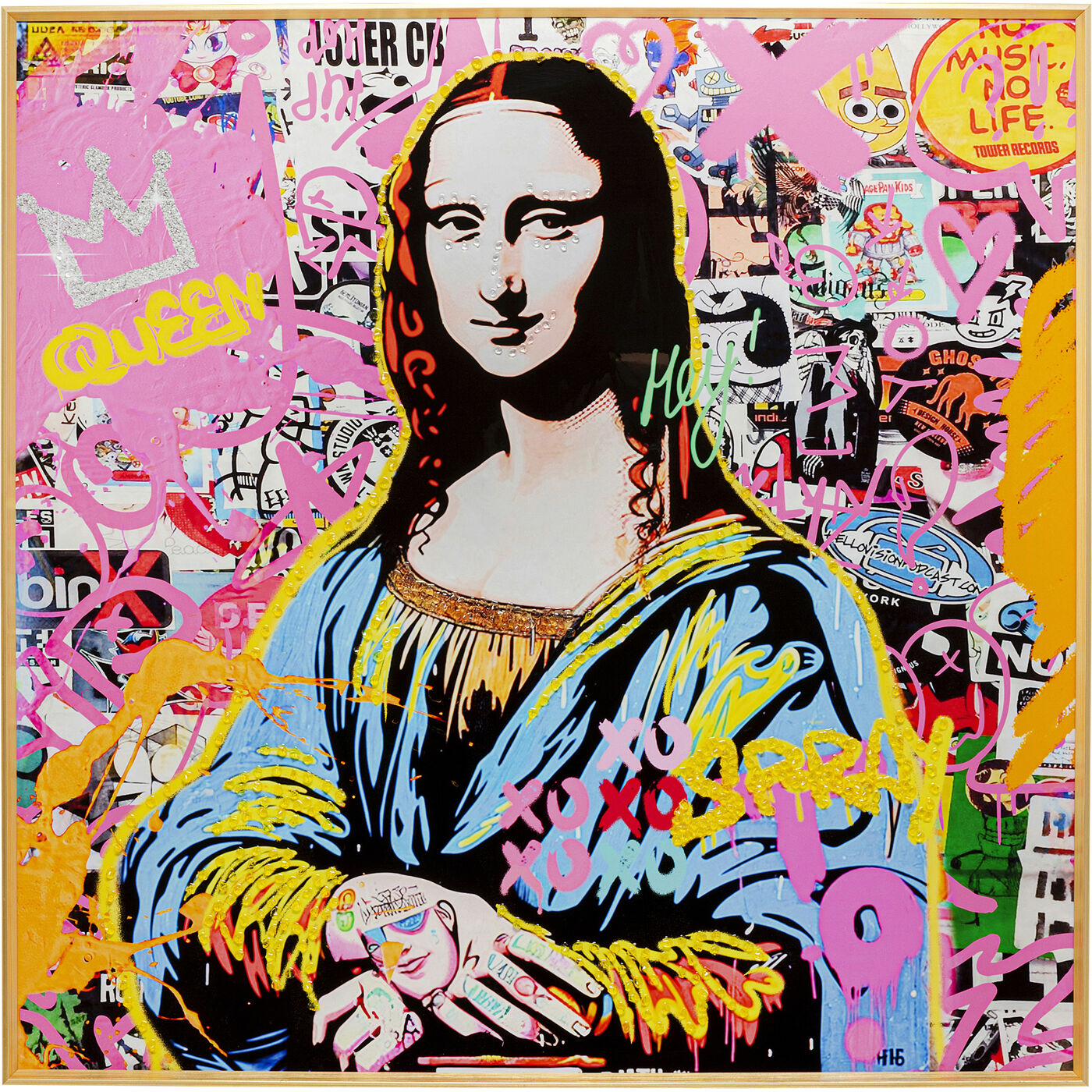 Картина La Viva Woman 100x100cm