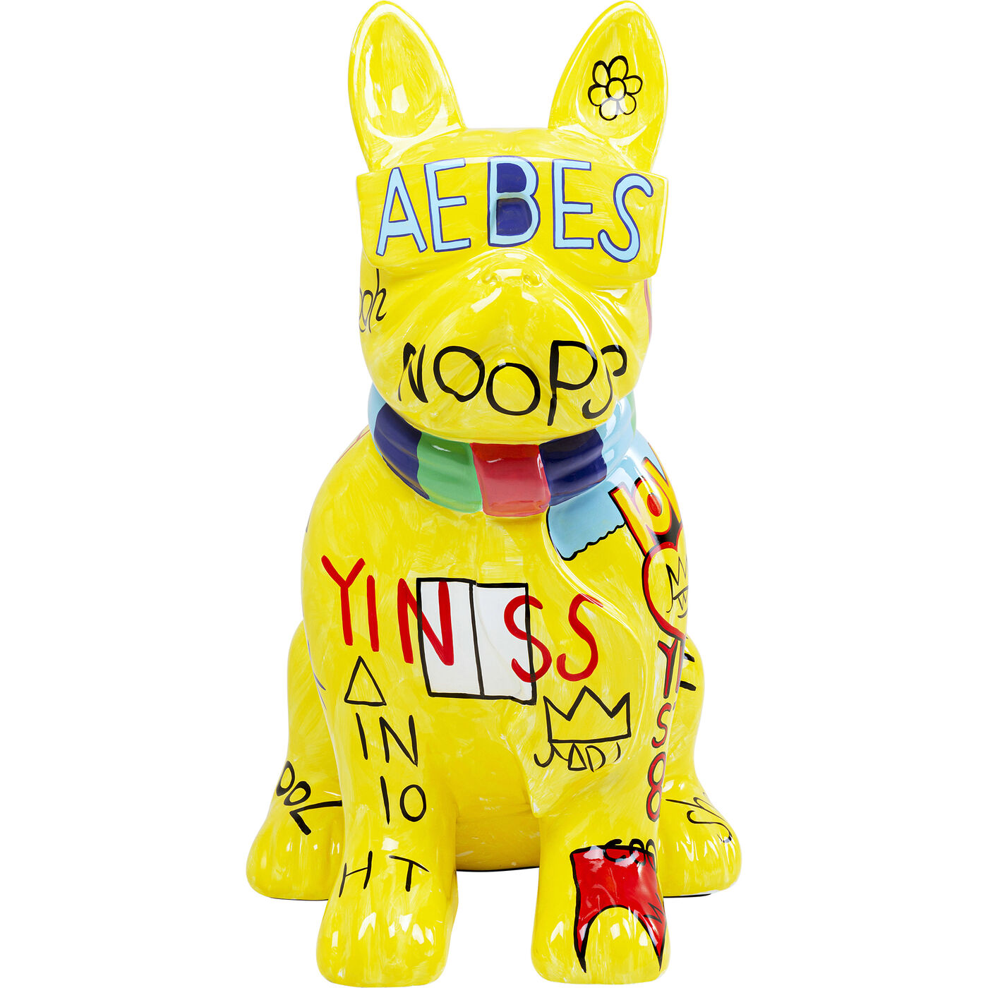 Фигура декоративная Graffiti Dog Yellow 122cm