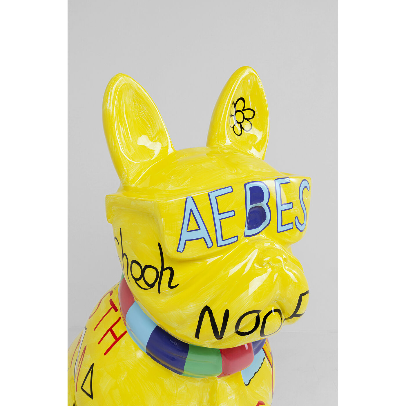 Фигура декоративная Graffiti Dog Yellow 122cm